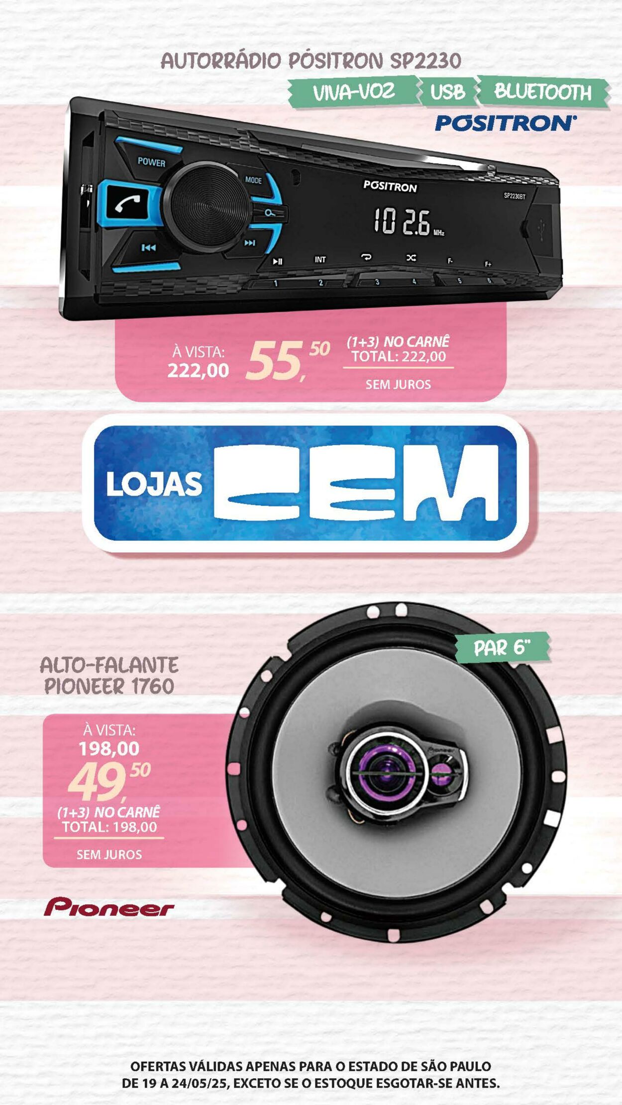 Folheto Lojas Cem 19.05.2025 - 02.06.2025