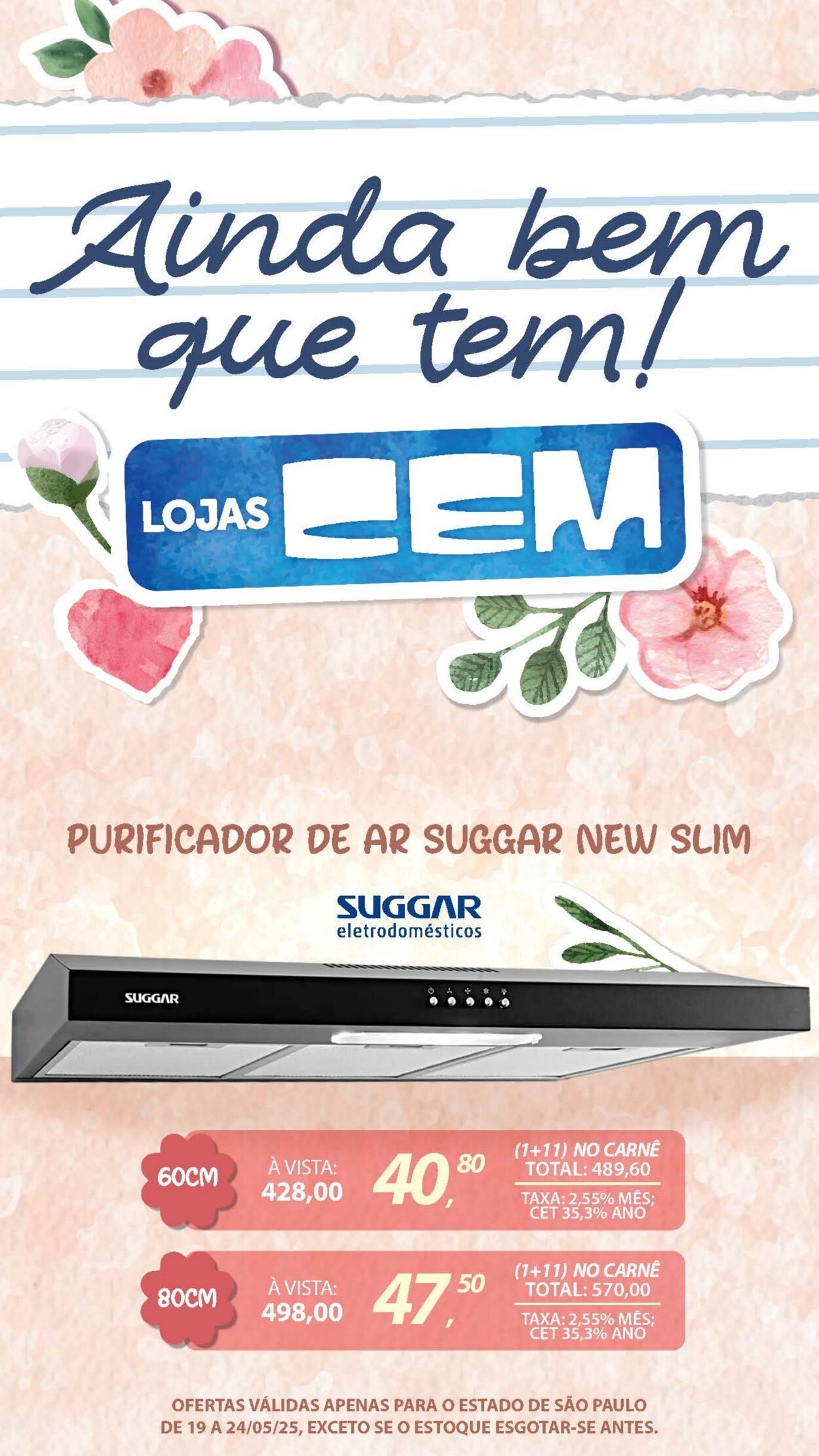 Folheto Lojas Cem 19.05.2025 - 02.06.2025