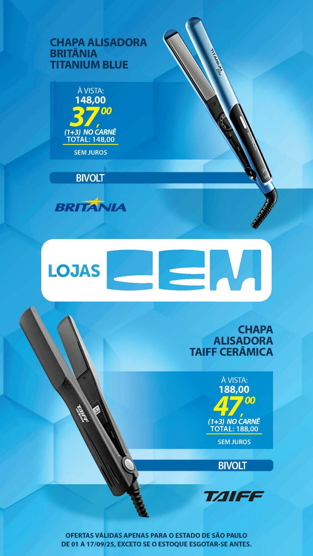 Folheto Lojas Cem 04.09.2025 - 25.09.2025