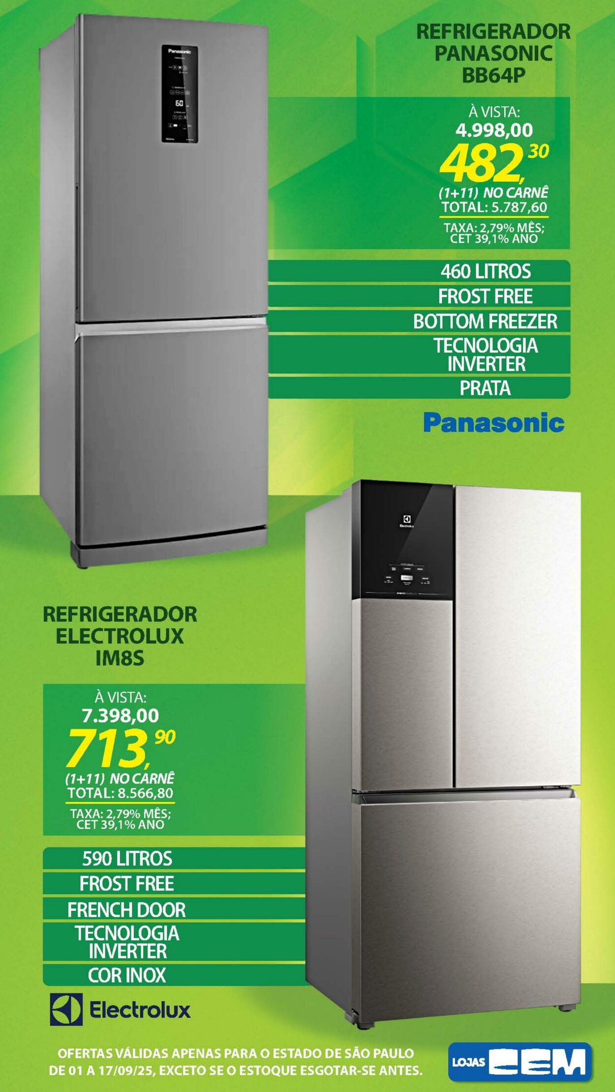 Folheto Lojas Cem 04.09.2025 - 25.09.2025