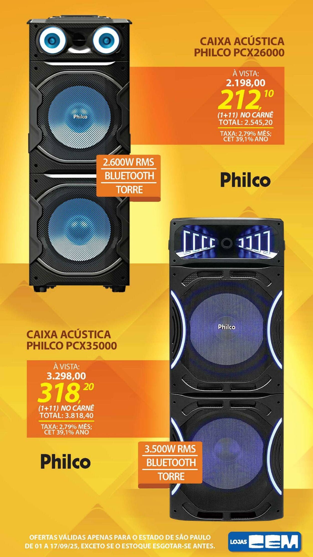 Folheto Lojas Cem 04.09.2025 - 25.09.2025