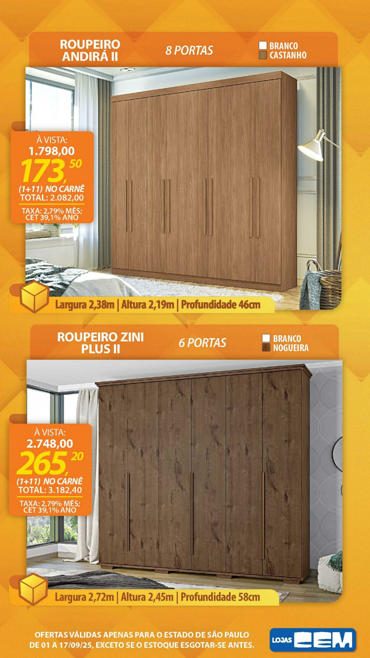 Folheto Lojas Cem 04.09.2025 - 25.09.2025