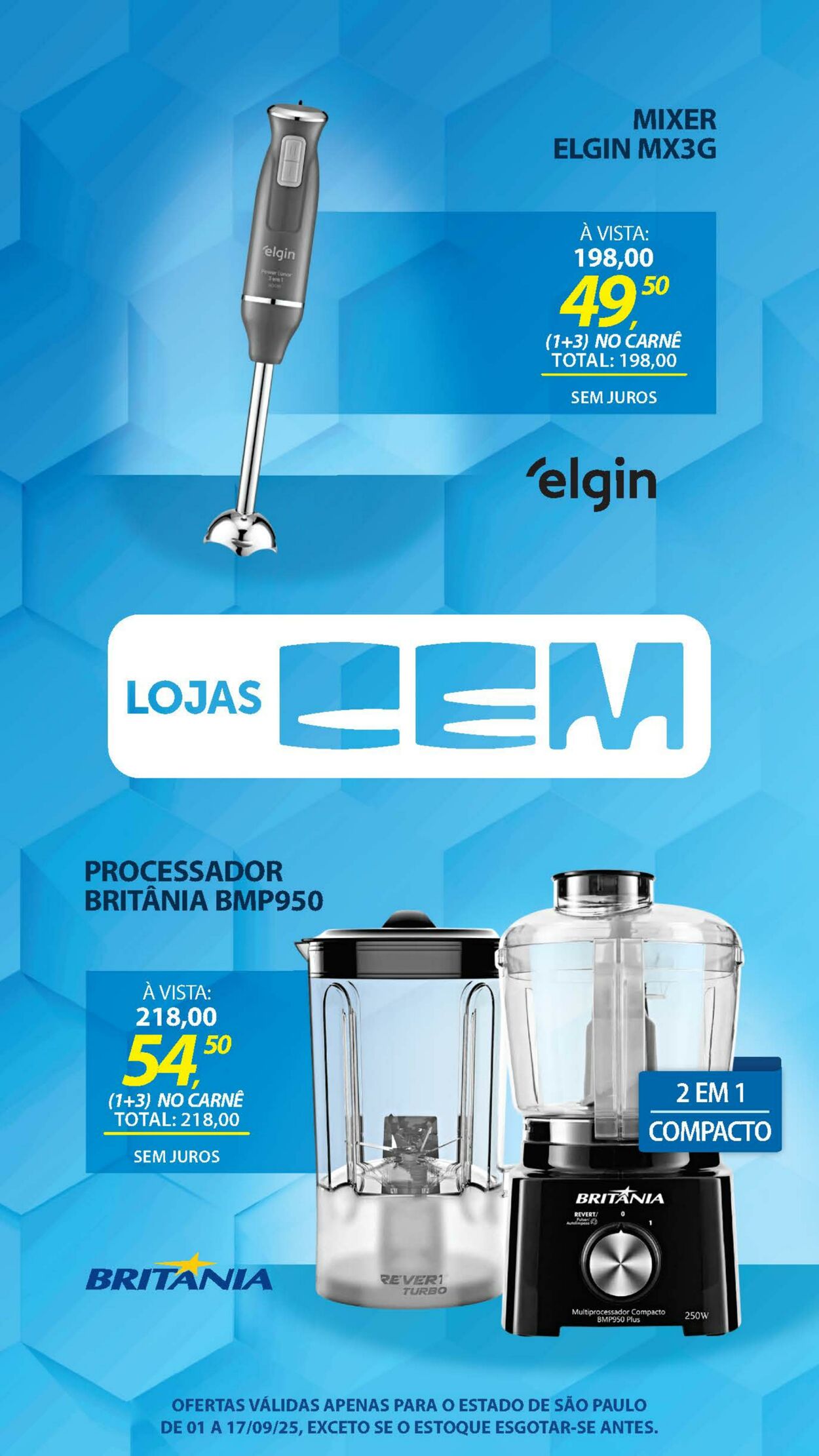 Folheto Lojas Cem 04.09.2025 - 25.09.2025