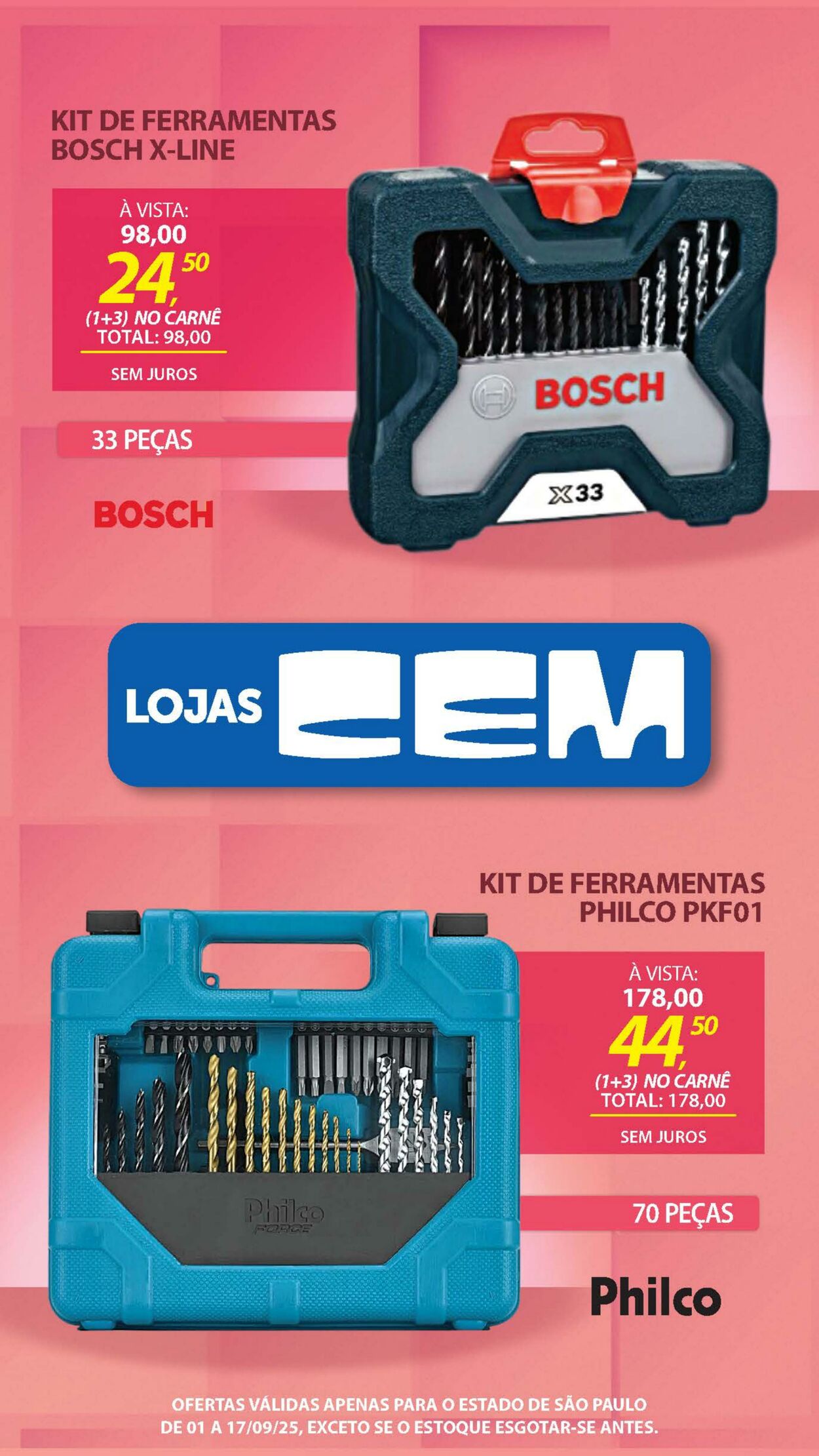 Folheto Lojas Cem 04.09.2025 - 25.09.2025