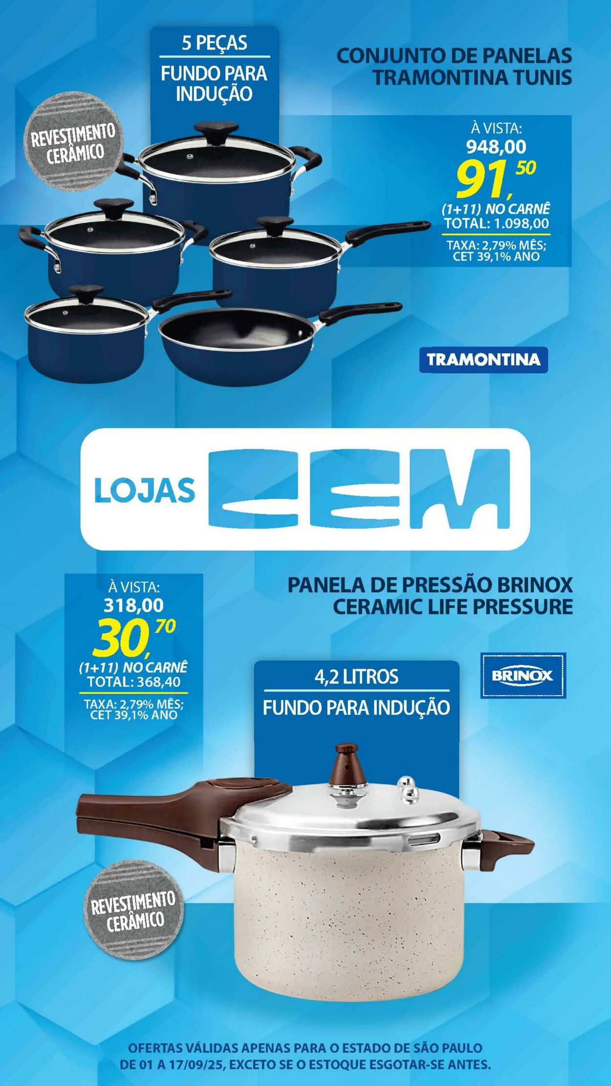 Folheto Lojas Cem 04.09.2025 - 25.09.2025
