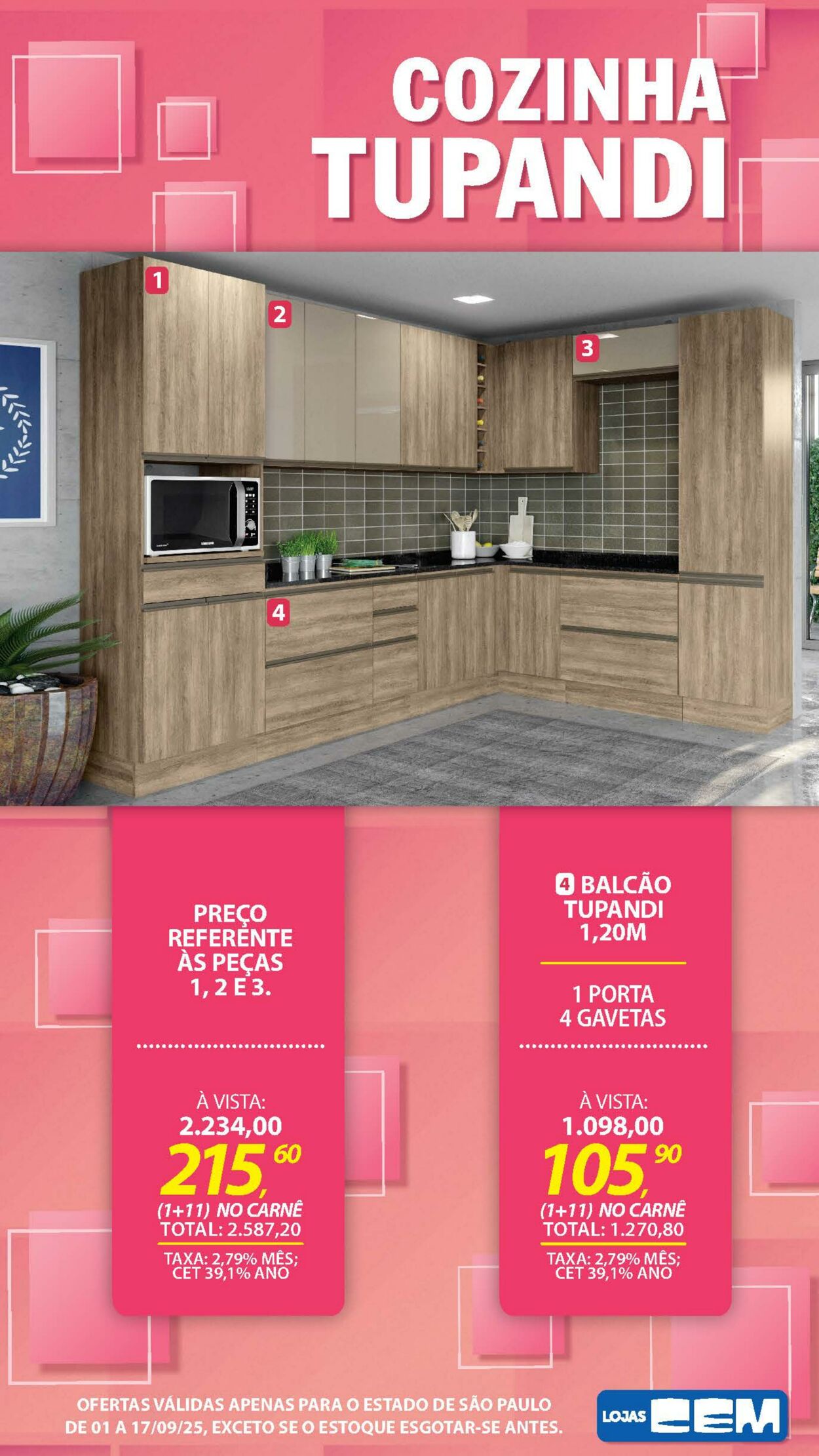 Folheto Lojas Cem 04.09.2025 - 25.09.2025