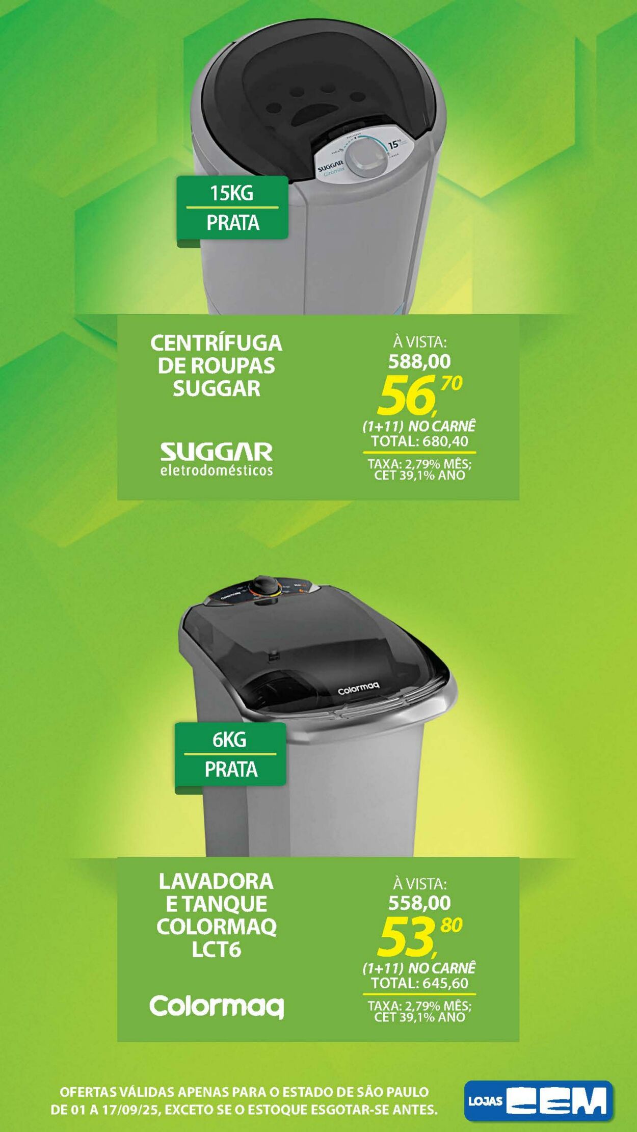 Folheto Lojas Cem 04.09.2025 - 25.09.2025