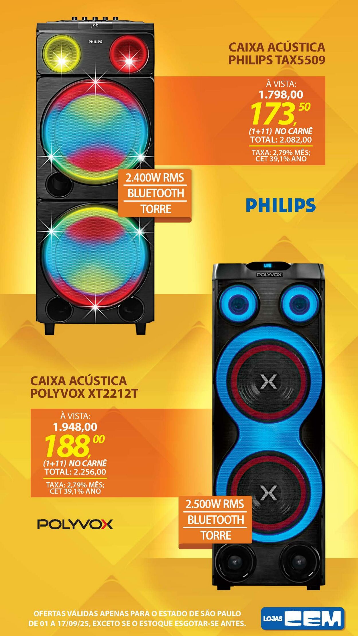 Folheto Lojas Cem 04.09.2025 - 25.09.2025