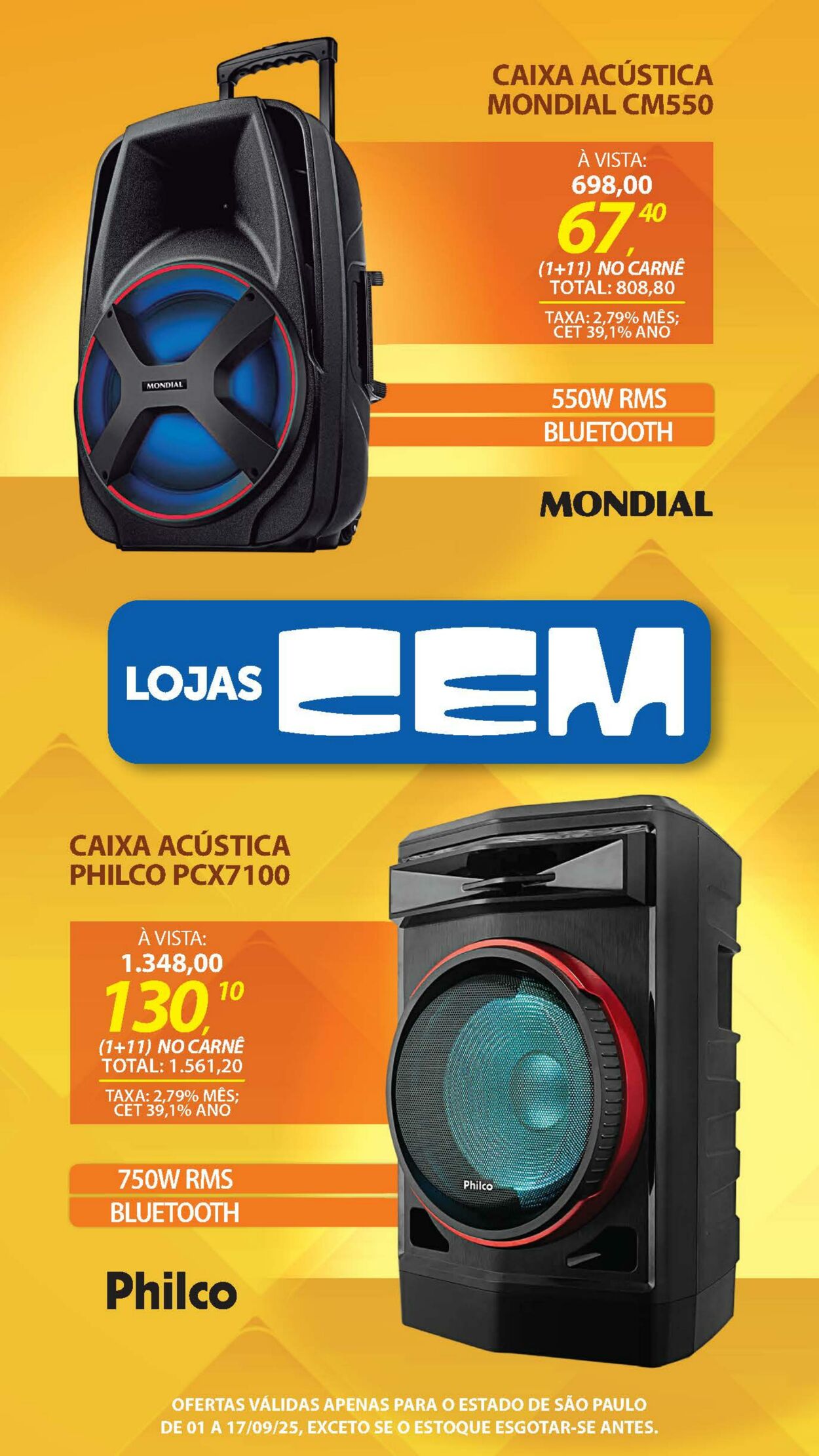 Folheto Lojas Cem 04.09.2025 - 25.09.2025