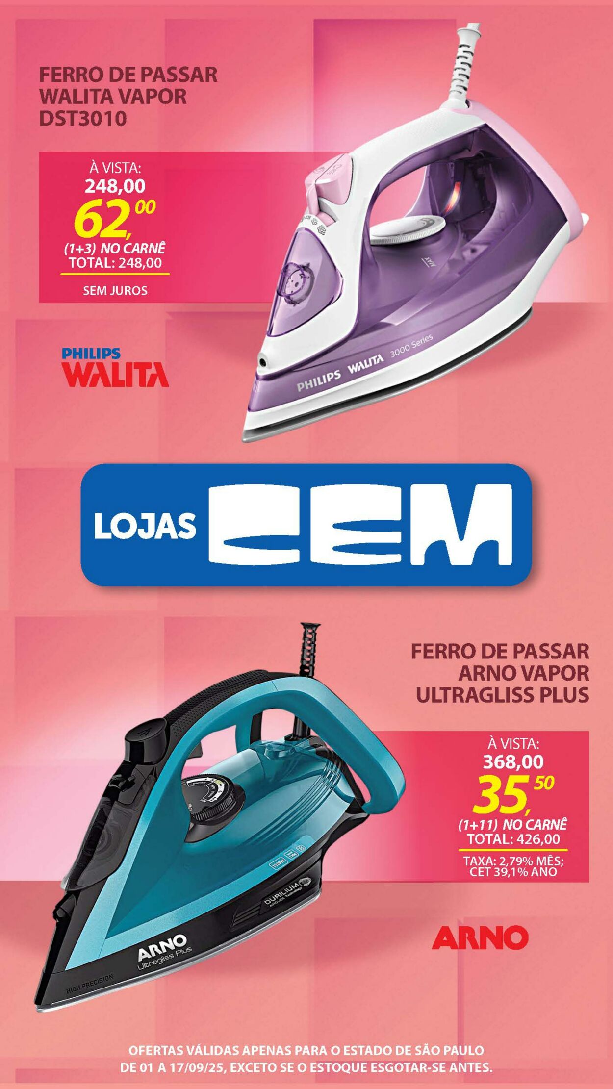 Folheto Lojas Cem 04.09.2025 - 25.09.2025