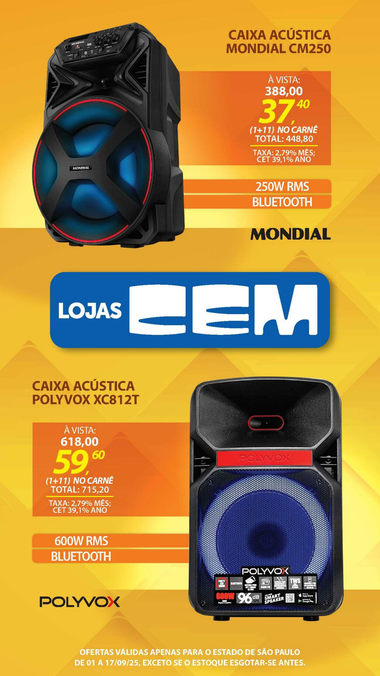 Folheto Lojas Cem 04.09.2025 - 25.09.2025