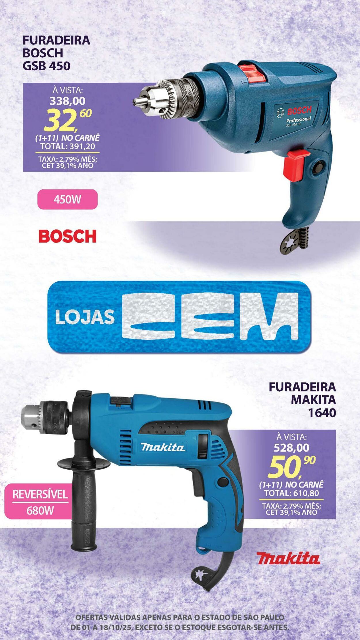 Folheto Lojas Cem 30.09.2025 - 16.10.2025