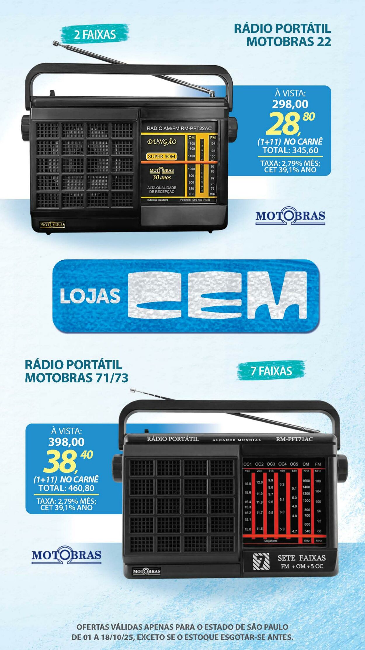 Folheto Lojas Cem 30.09.2025 - 16.10.2025