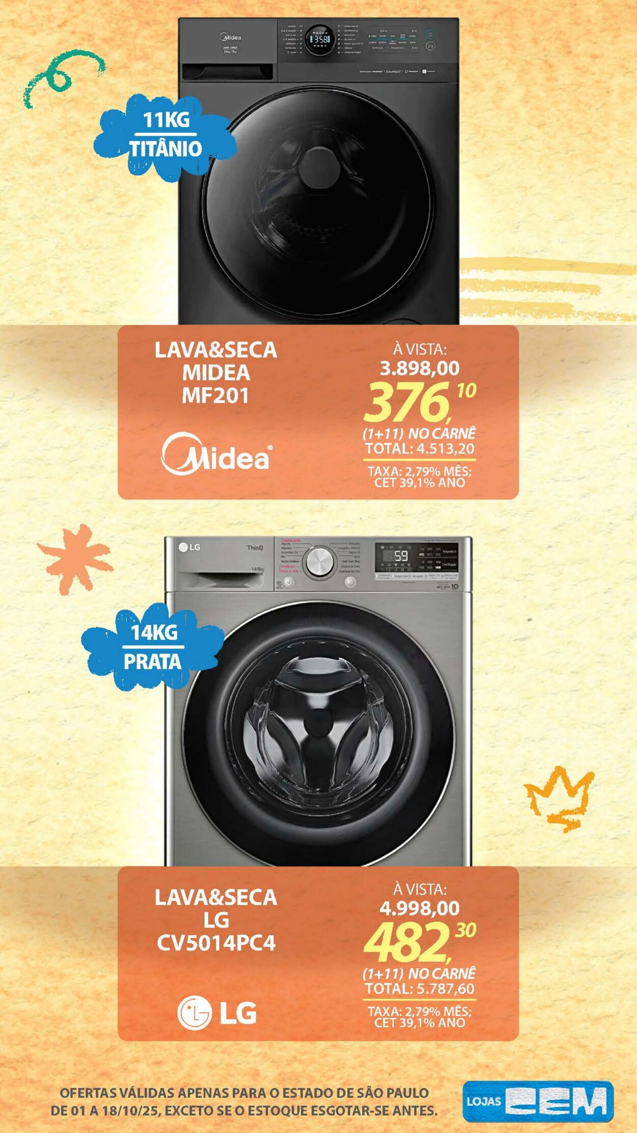 Folheto Lojas Cem 30.09.2025 - 16.10.2025