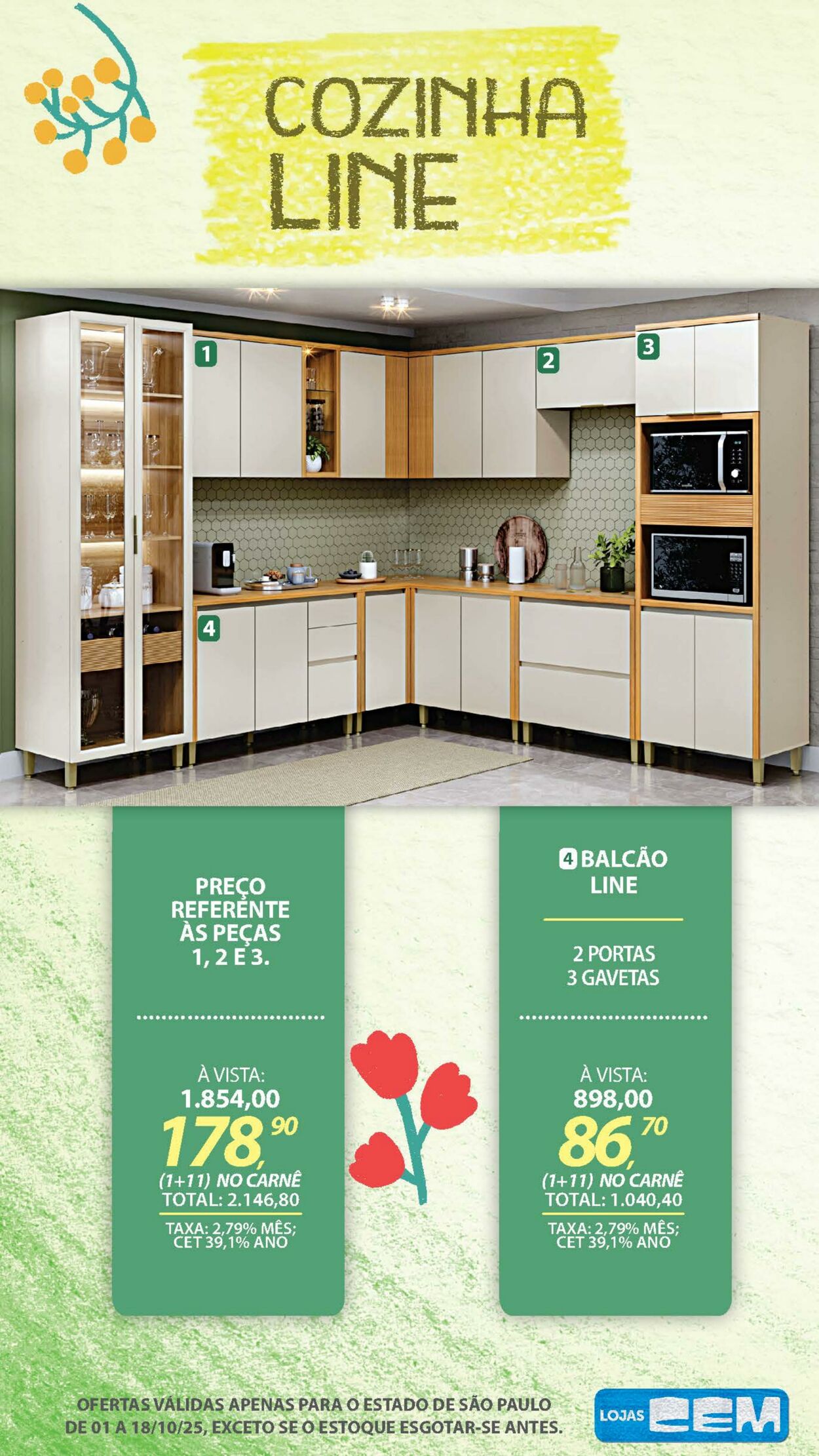 Folheto Lojas Cem 30.09.2025 - 16.10.2025