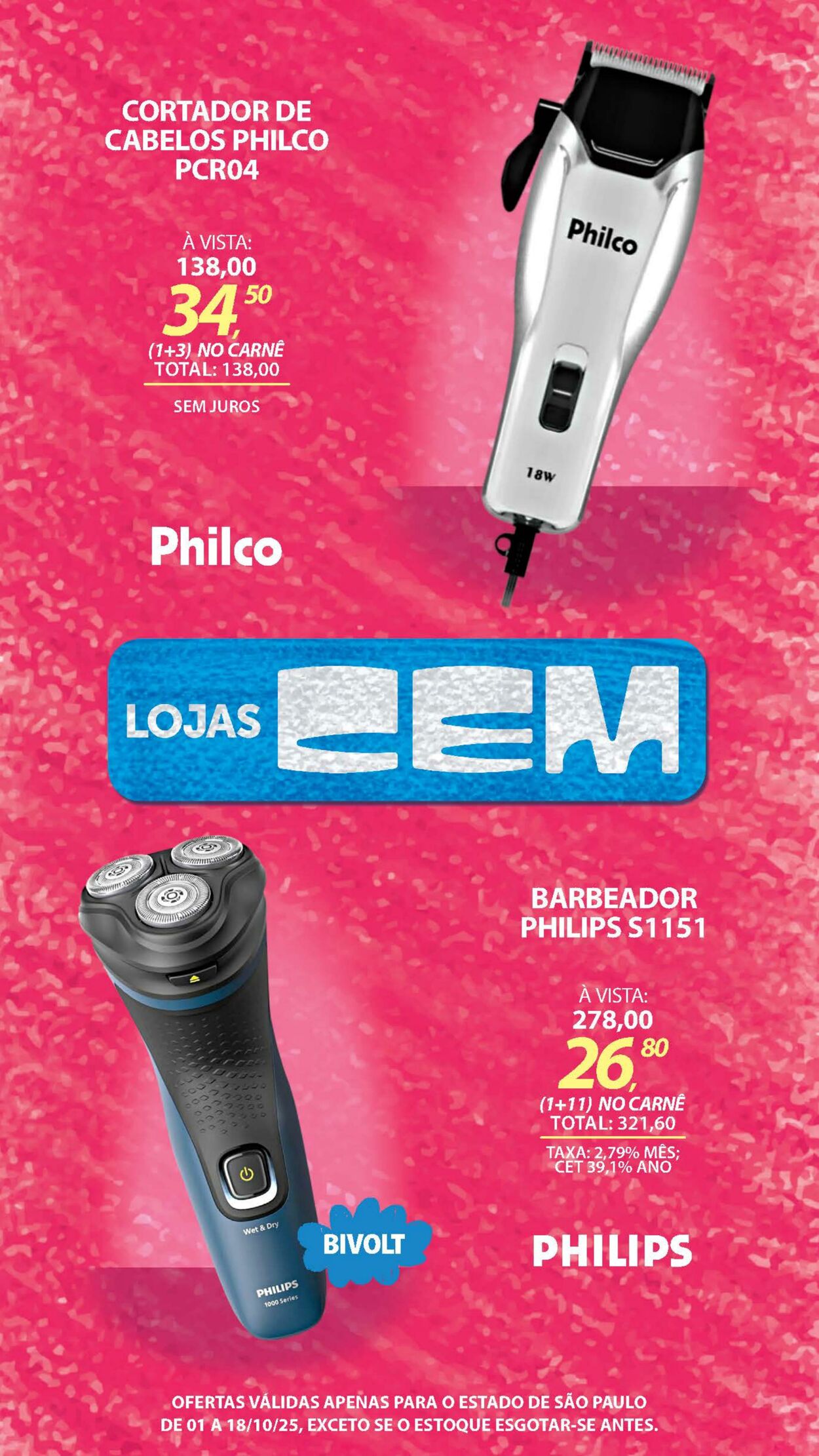 Folheto Lojas Cem 30.09.2025 - 16.10.2025