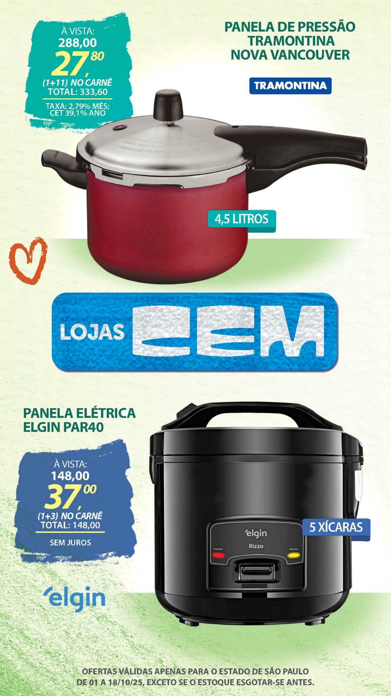 Folheto Lojas Cem 30.09.2025 - 16.10.2025