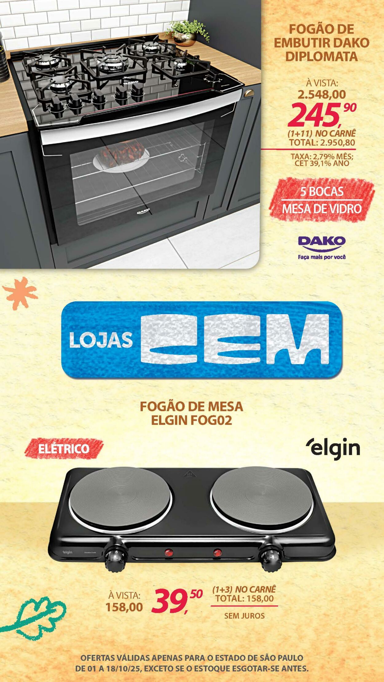 Folheto Lojas Cem 30.09.2025 - 16.10.2025