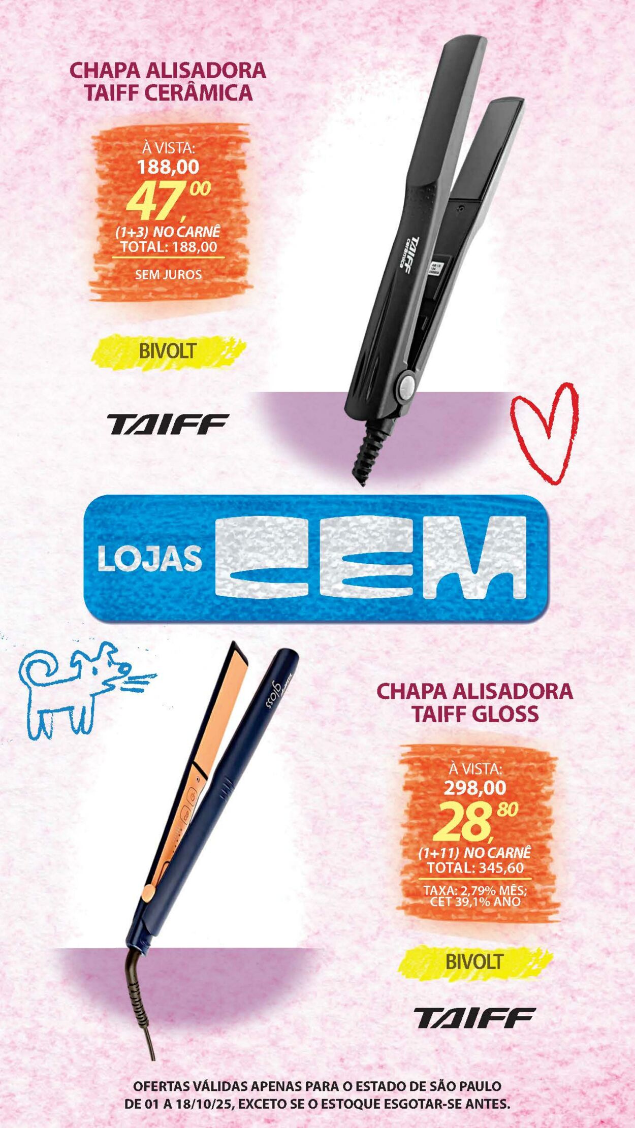Folheto Lojas Cem 30.09.2025 - 16.10.2025