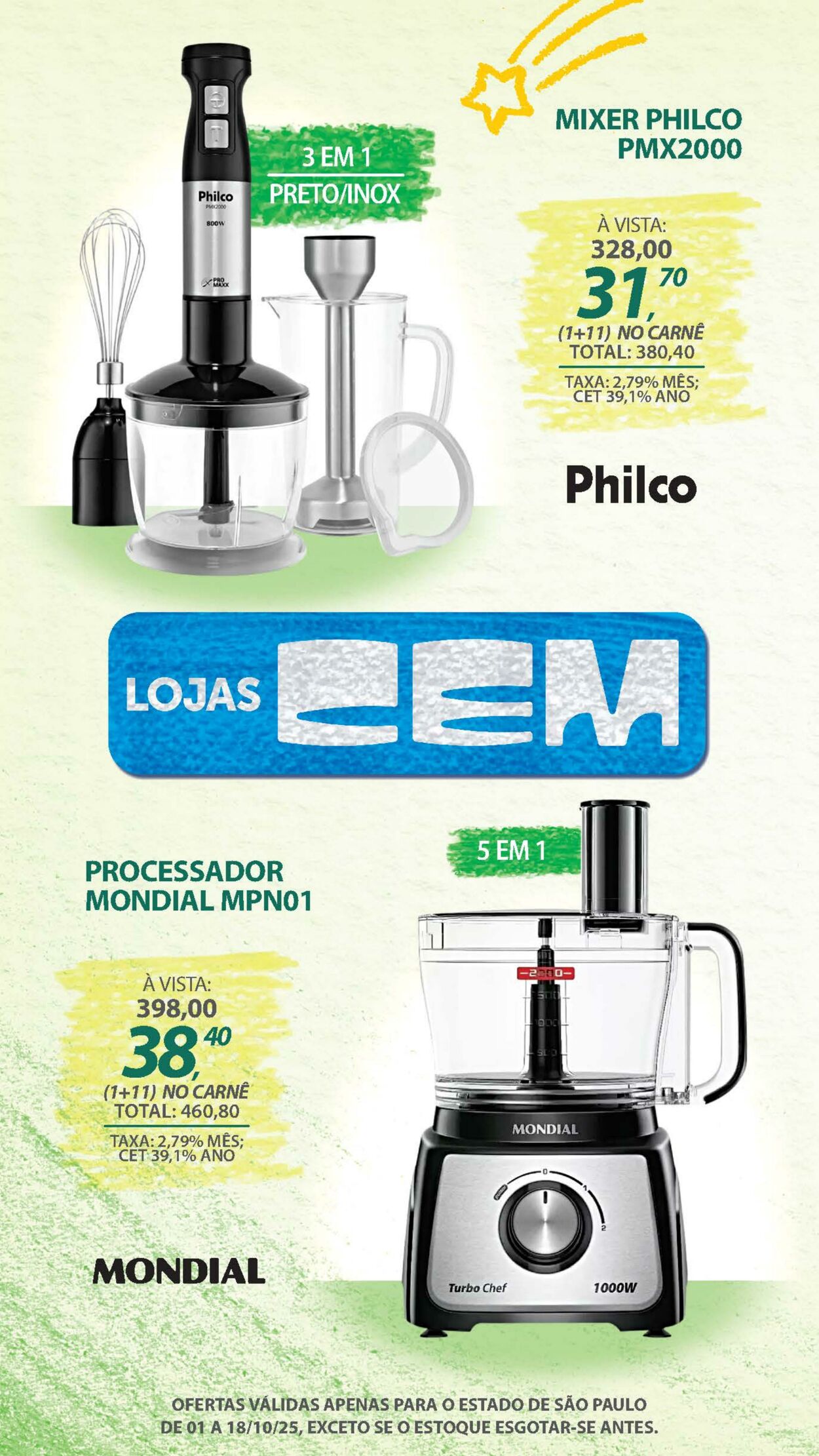 Folheto Lojas Cem 30.09.2025 - 16.10.2025