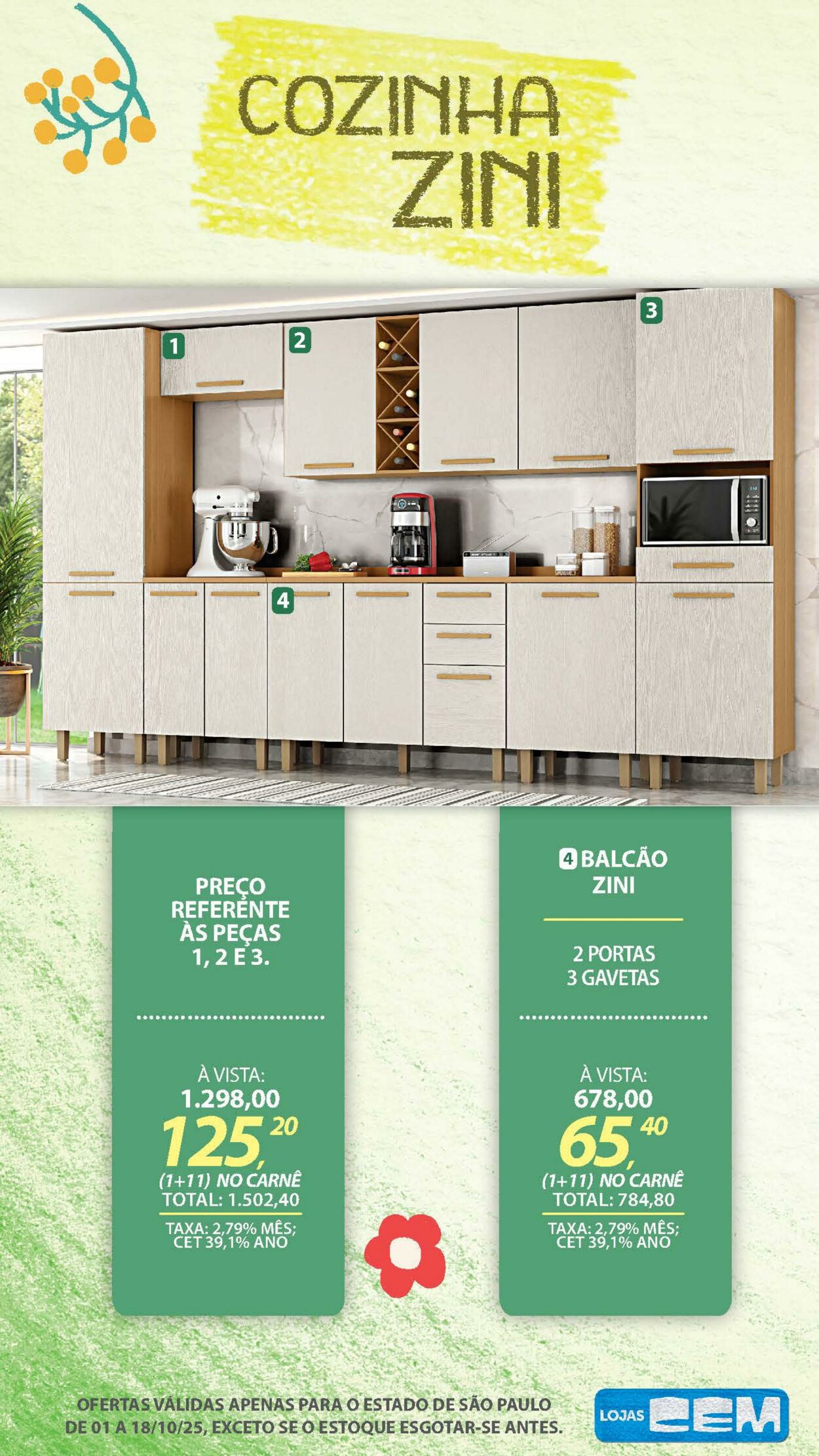 Folheto Lojas Cem 30.09.2025 - 16.10.2025