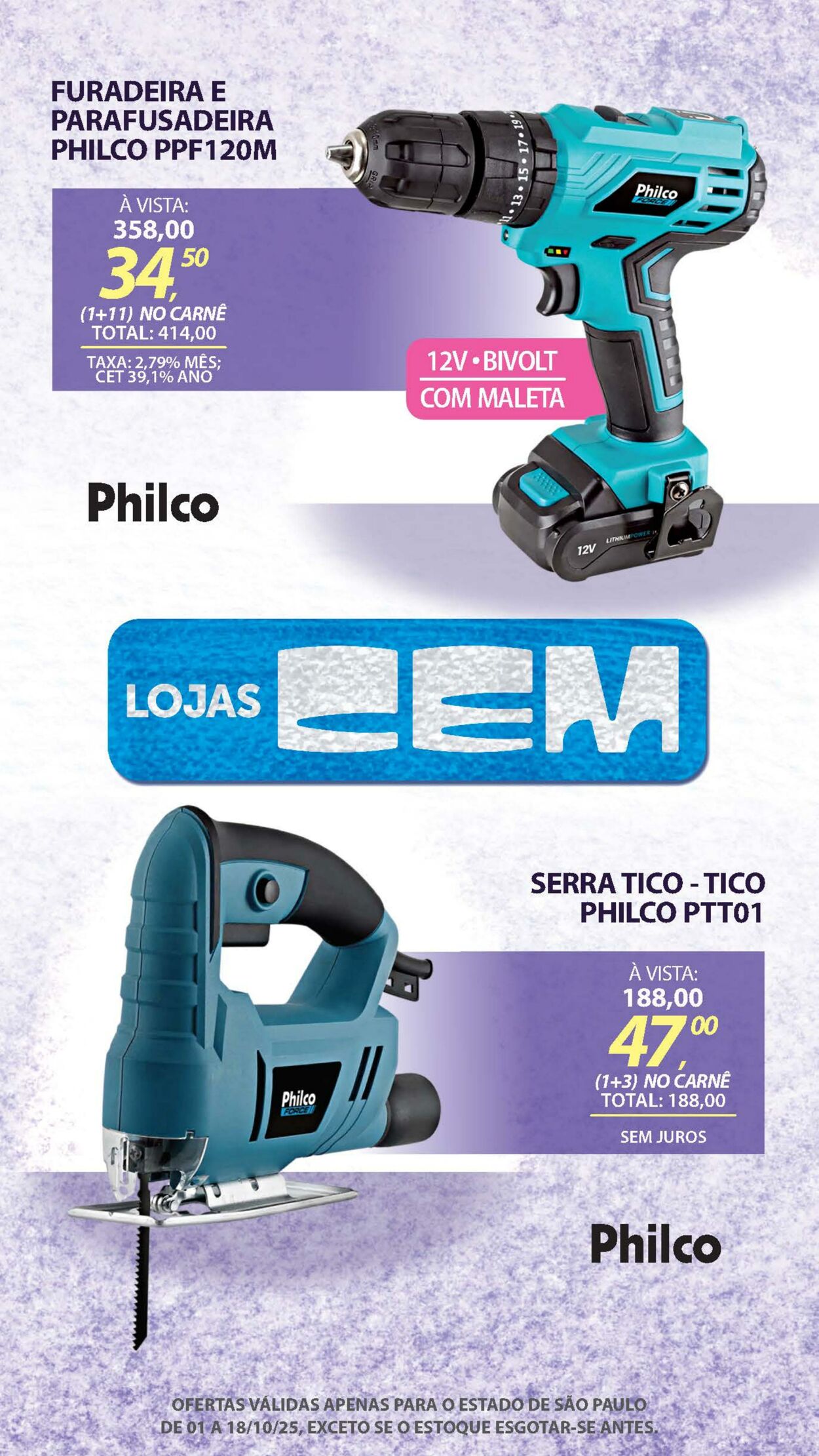 Folheto Lojas Cem 30.09.2025 - 16.10.2025