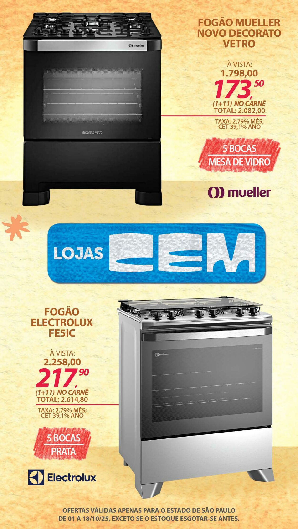 Folheto Lojas Cem 30.09.2025 - 16.10.2025