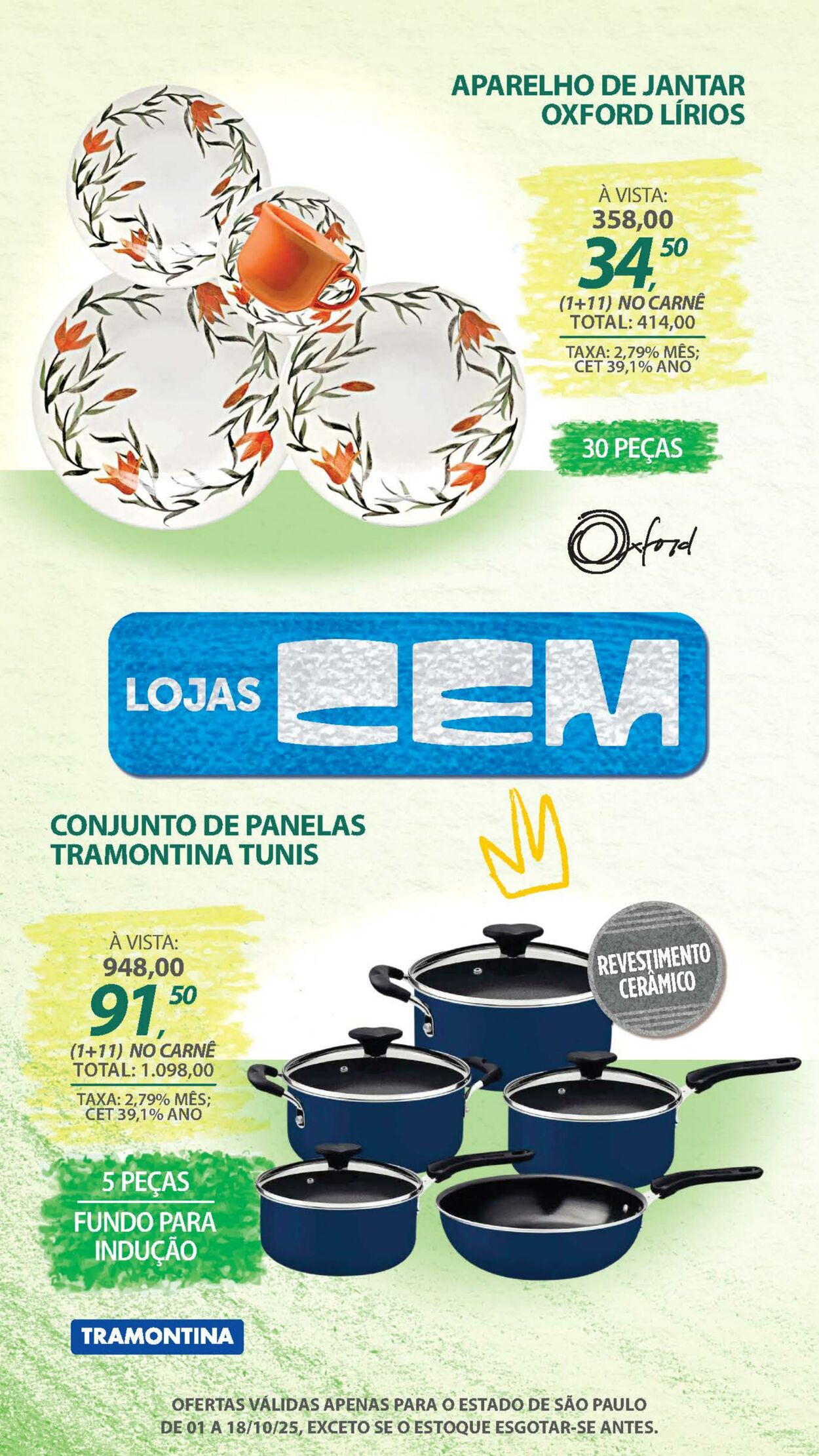 Folheto Lojas Cem 30.09.2025 - 16.10.2025