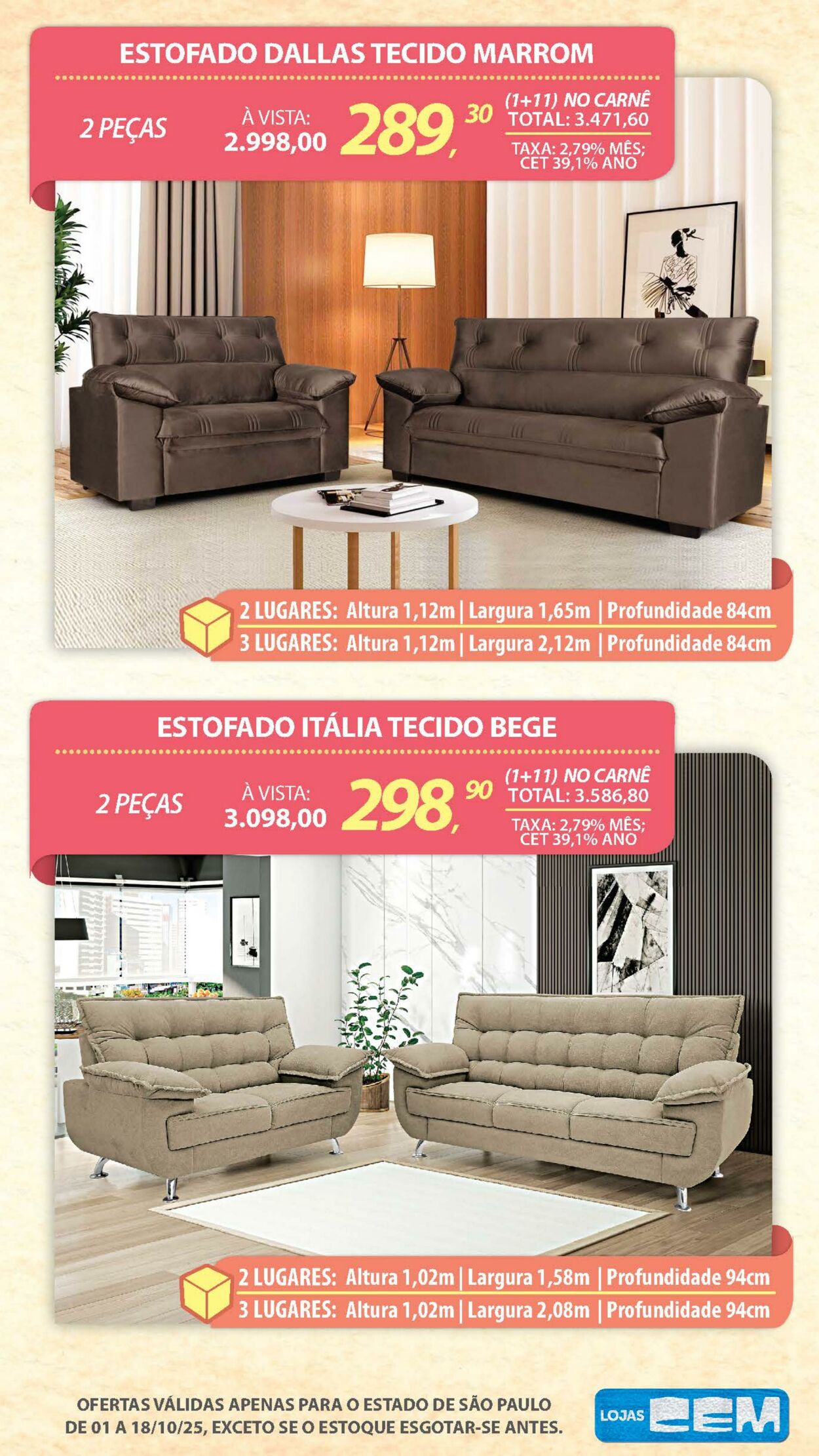 Folheto Lojas Cem 30.09.2025 - 16.10.2025