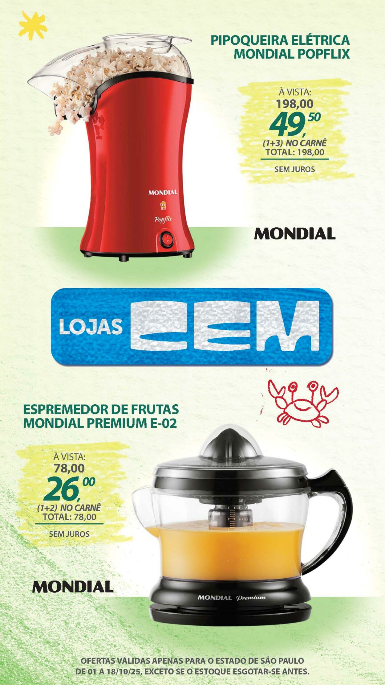 Folheto Lojas Cem 30.09.2025 - 16.10.2025