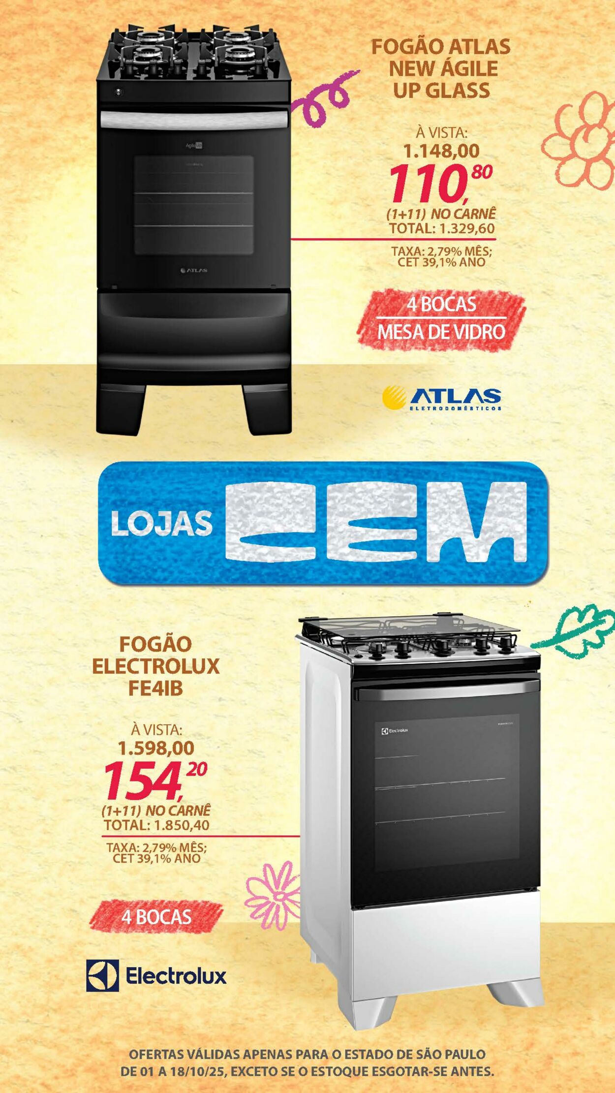 Folheto Lojas Cem 30.09.2025 - 16.10.2025