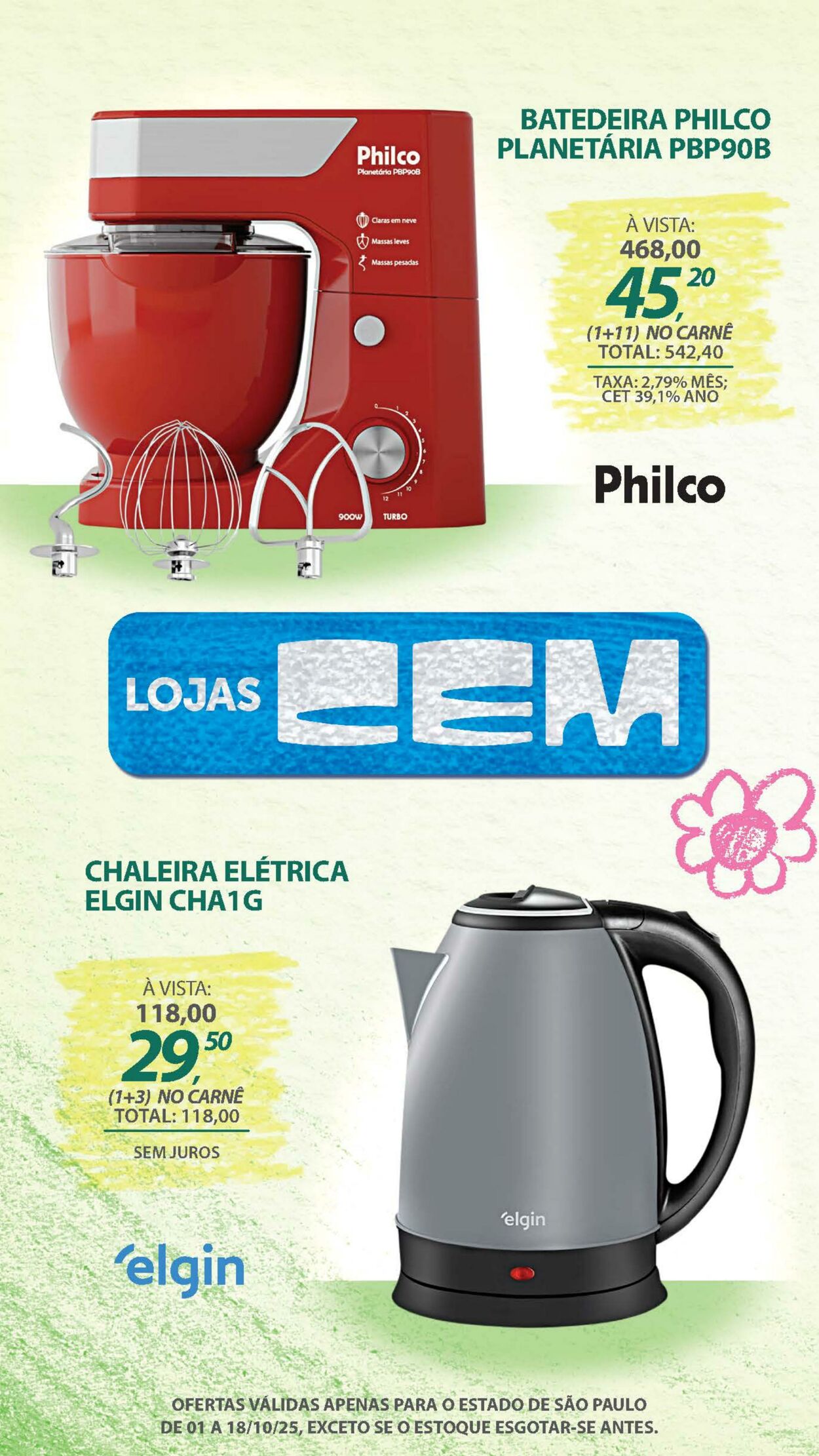 Folheto Lojas Cem 30.09.2025 - 16.10.2025
