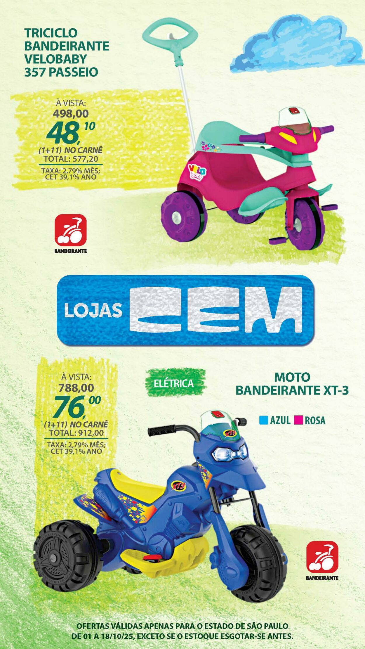 Folheto Lojas Cem 30.09.2025 - 16.10.2025