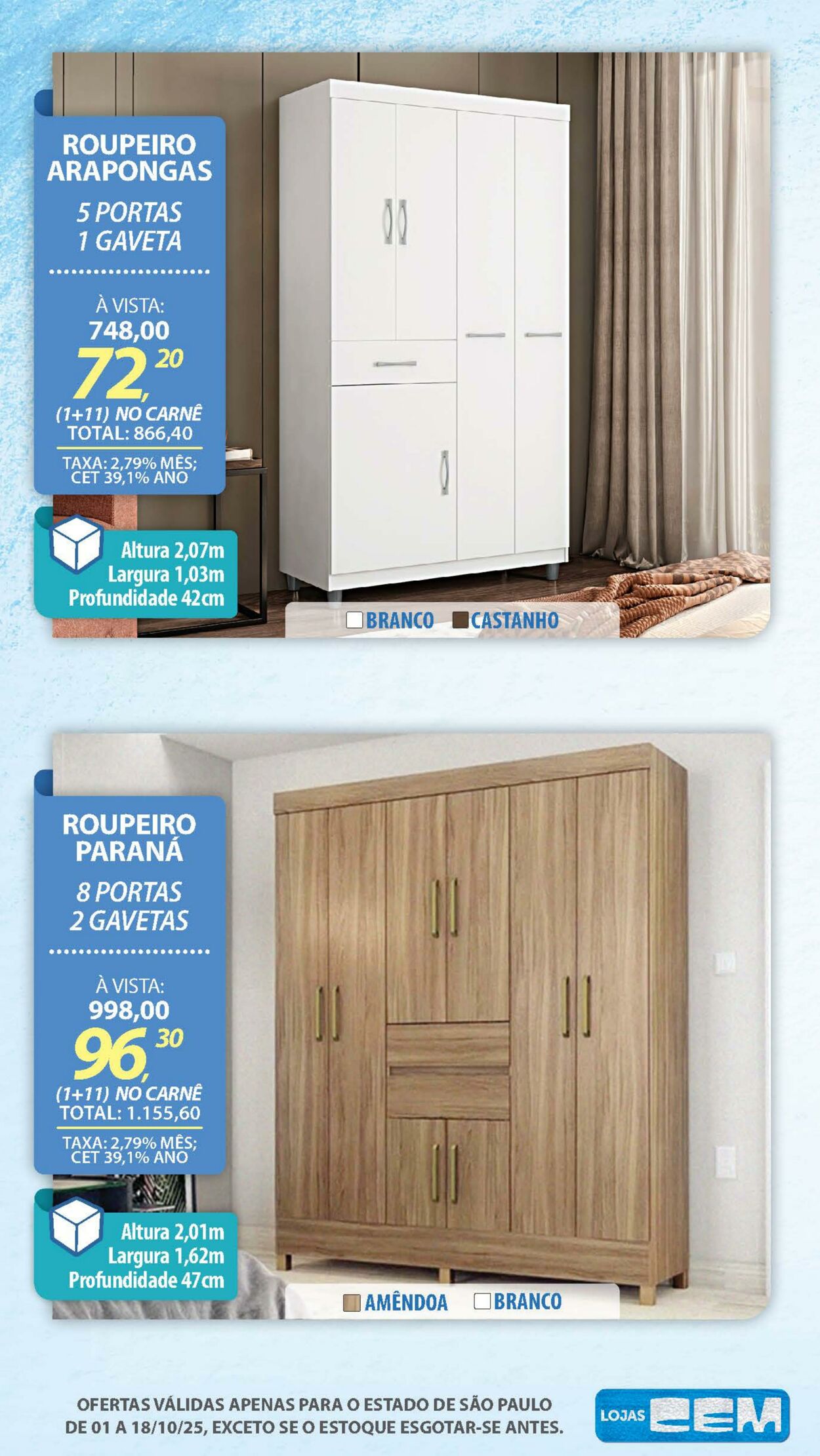 Folheto Lojas Cem 30.09.2025 - 16.10.2025