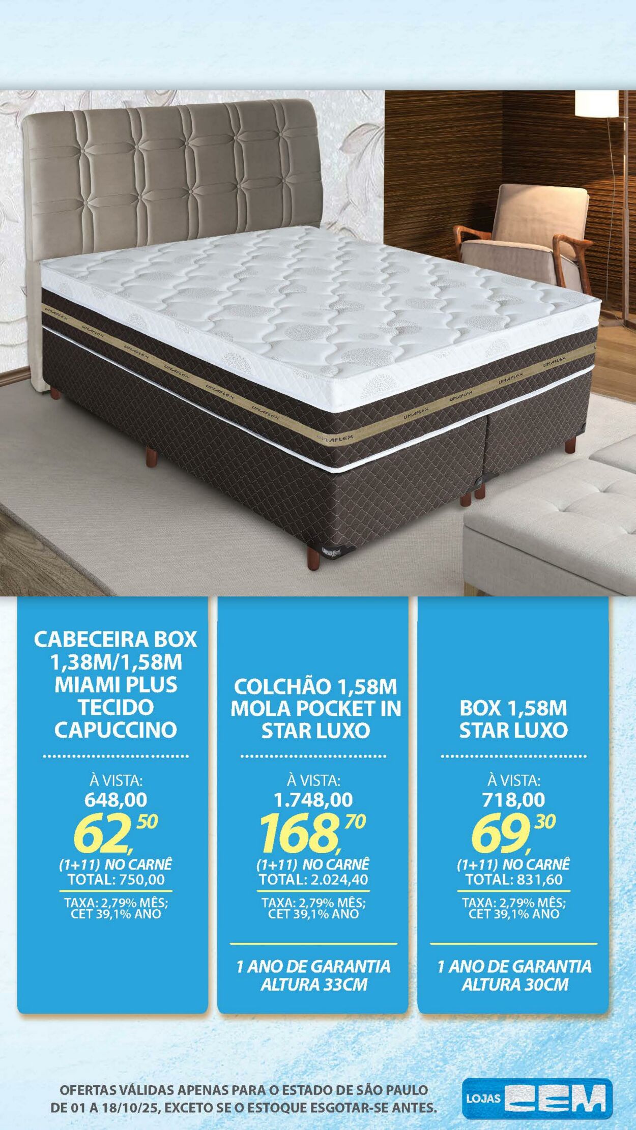 Folheto Lojas Cem 30.09.2025 - 16.10.2025