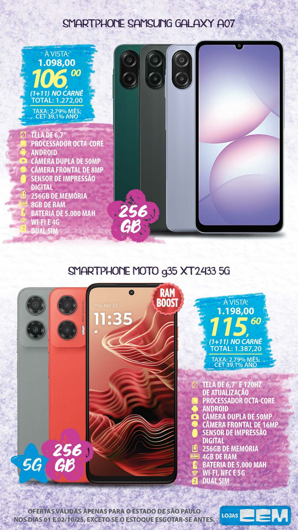 Folheto Lojas Cem 30.09.2025 - 16.10.2025