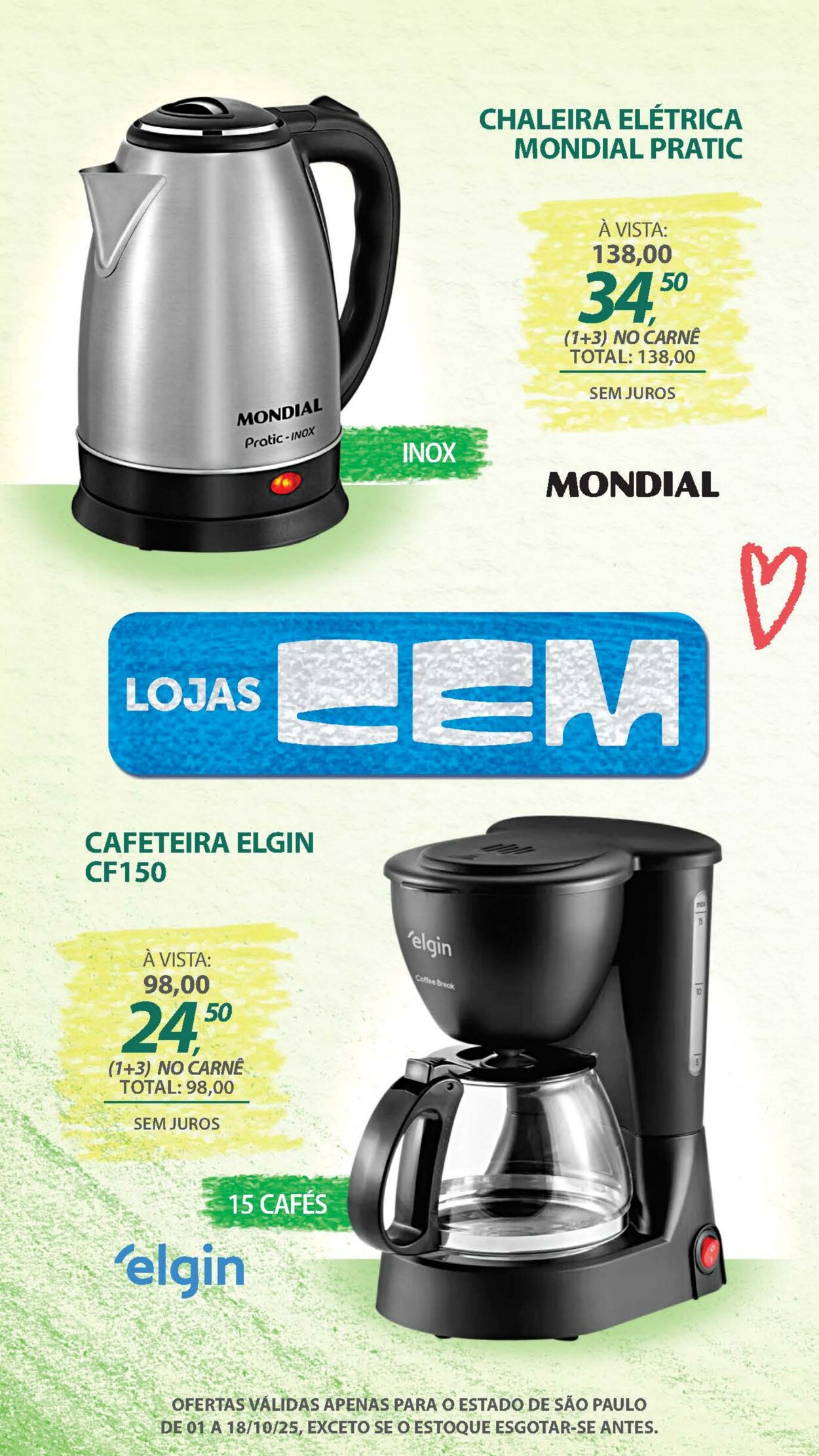 Folheto Lojas Cem 30.09.2025 - 16.10.2025