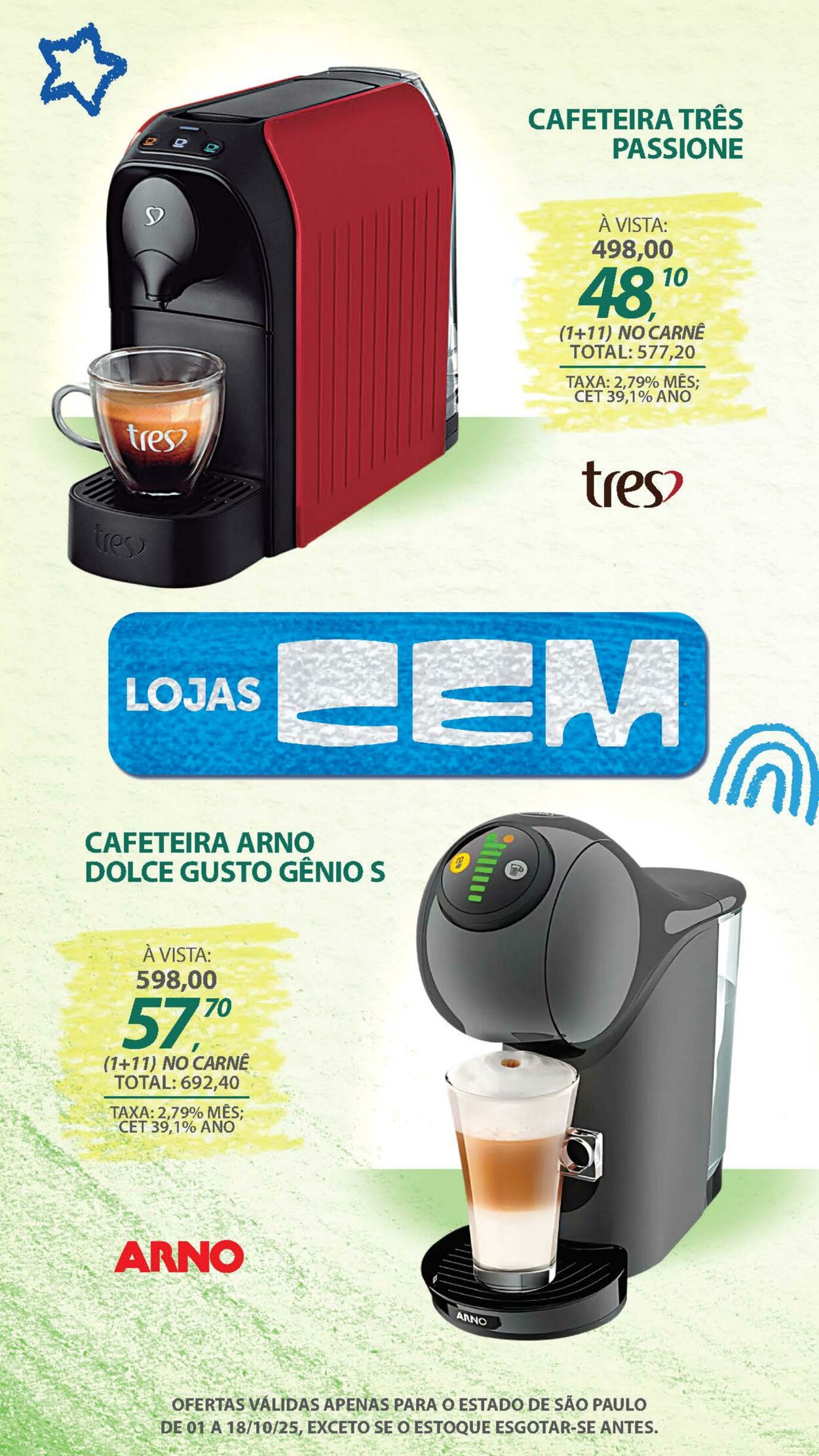 Folheto Lojas Cem 30.09.2025 - 16.10.2025