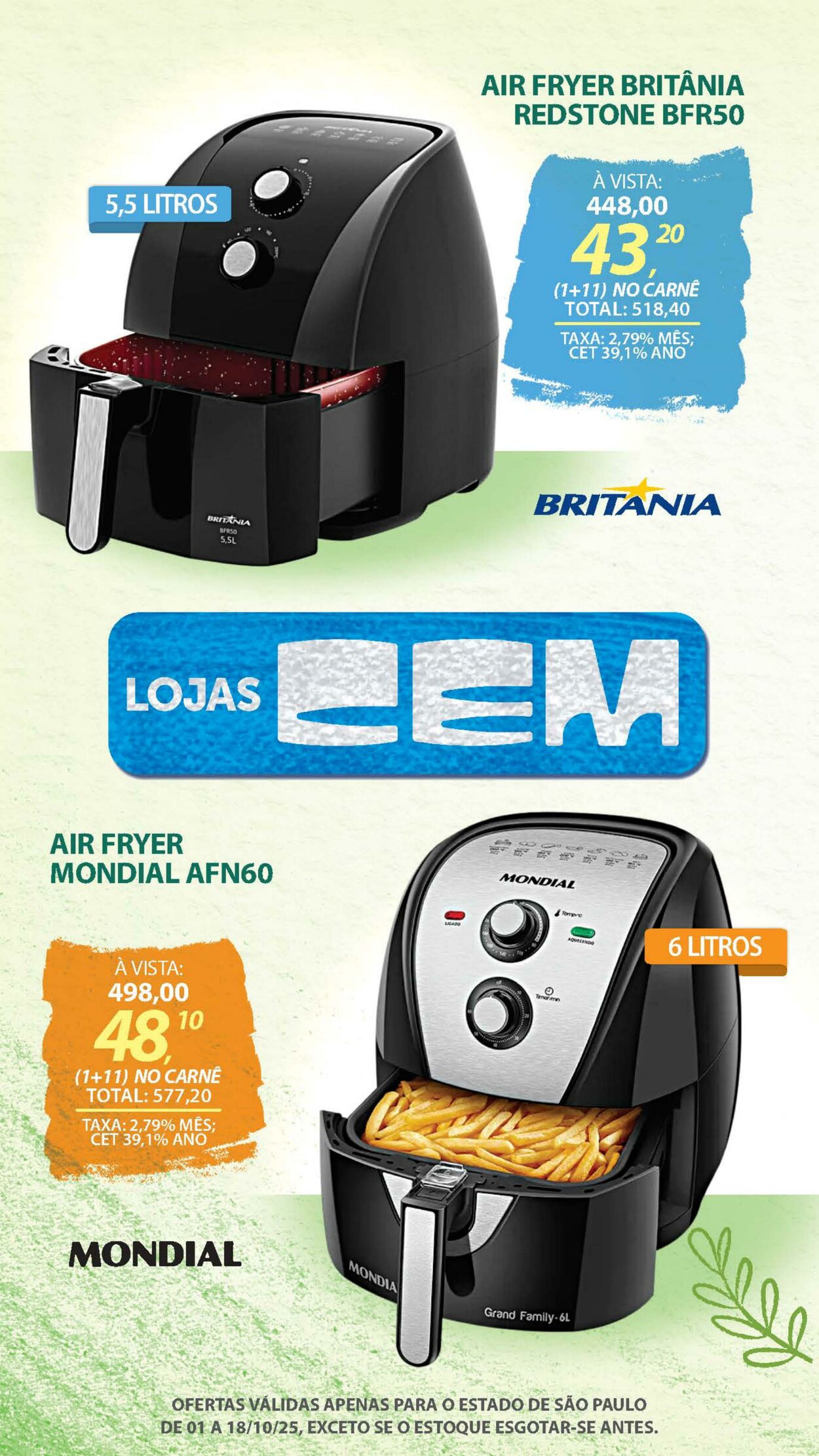 Folheto Lojas Cem 30.09.2025 - 16.10.2025