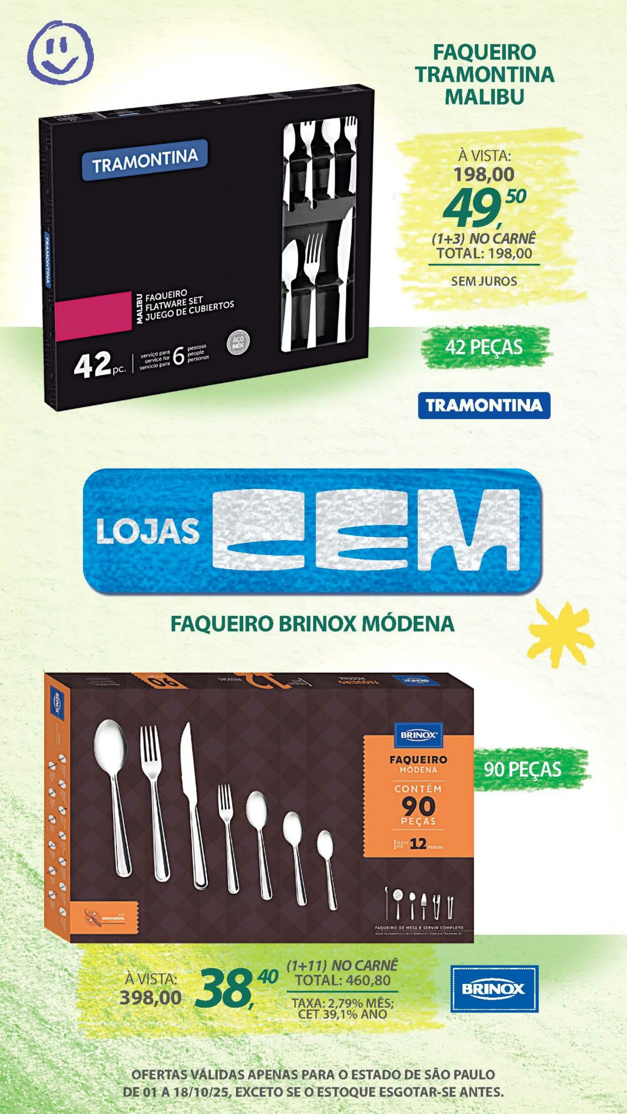 Folheto Lojas Cem 30.09.2025 - 16.10.2025