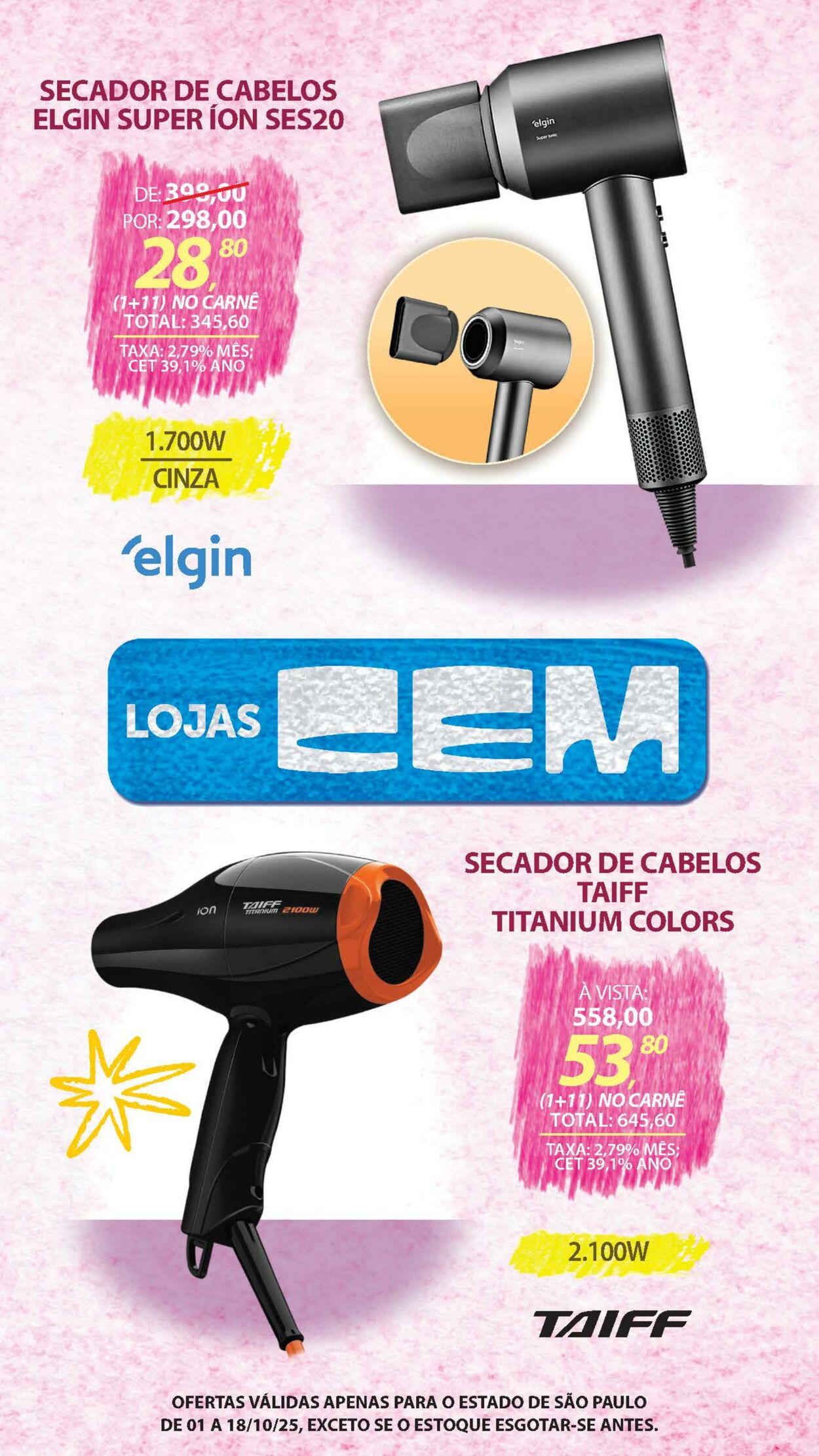 Folheto Lojas Cem 30.09.2025 - 16.10.2025