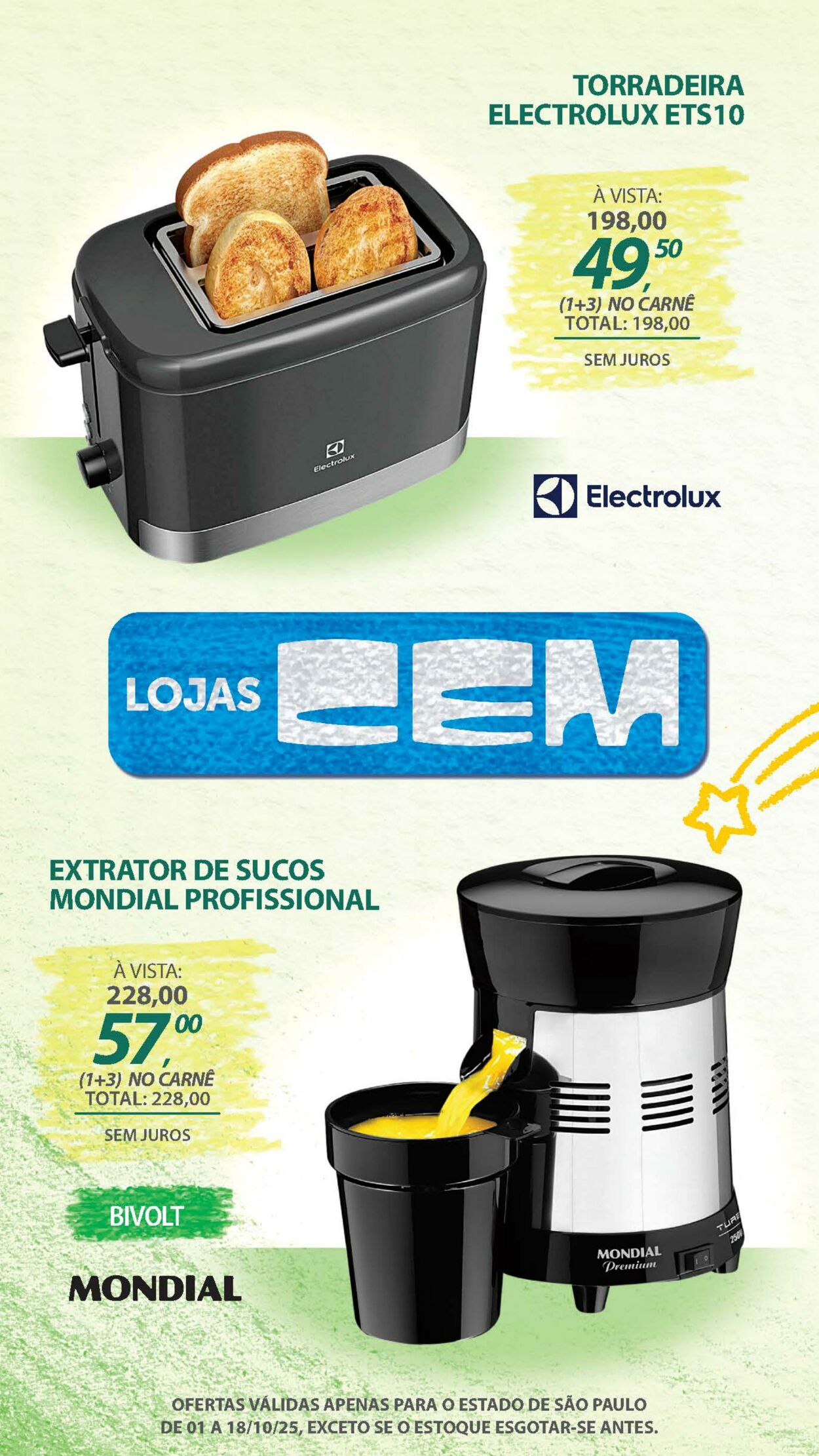 Folheto Lojas Cem 30.09.2025 - 16.10.2025