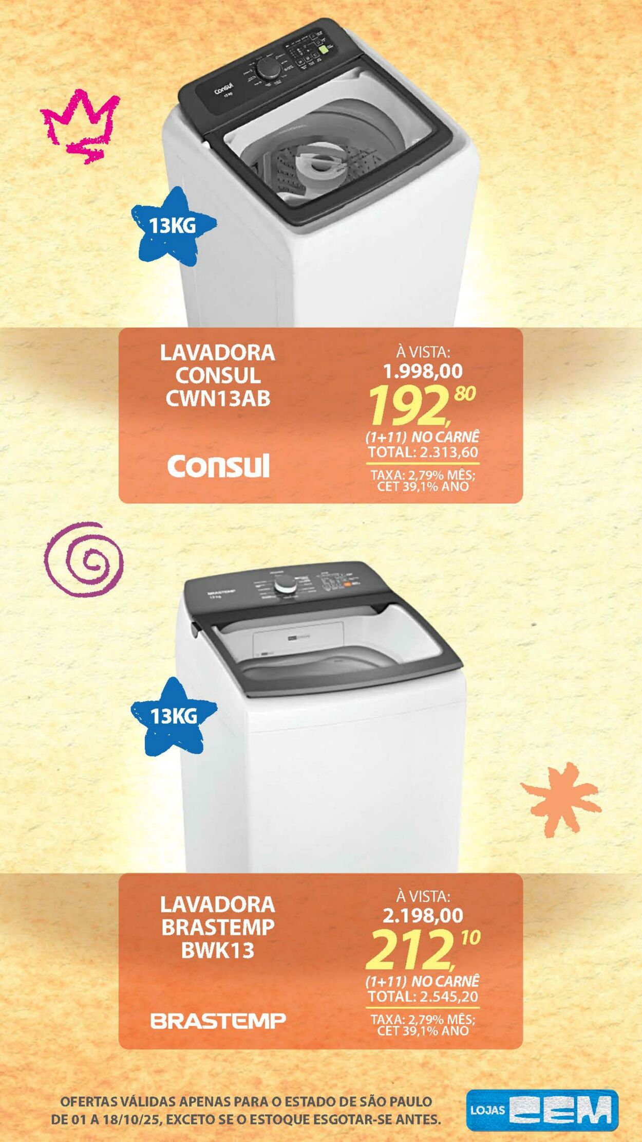 Folheto Lojas Cem 30.09.2025 - 16.10.2025