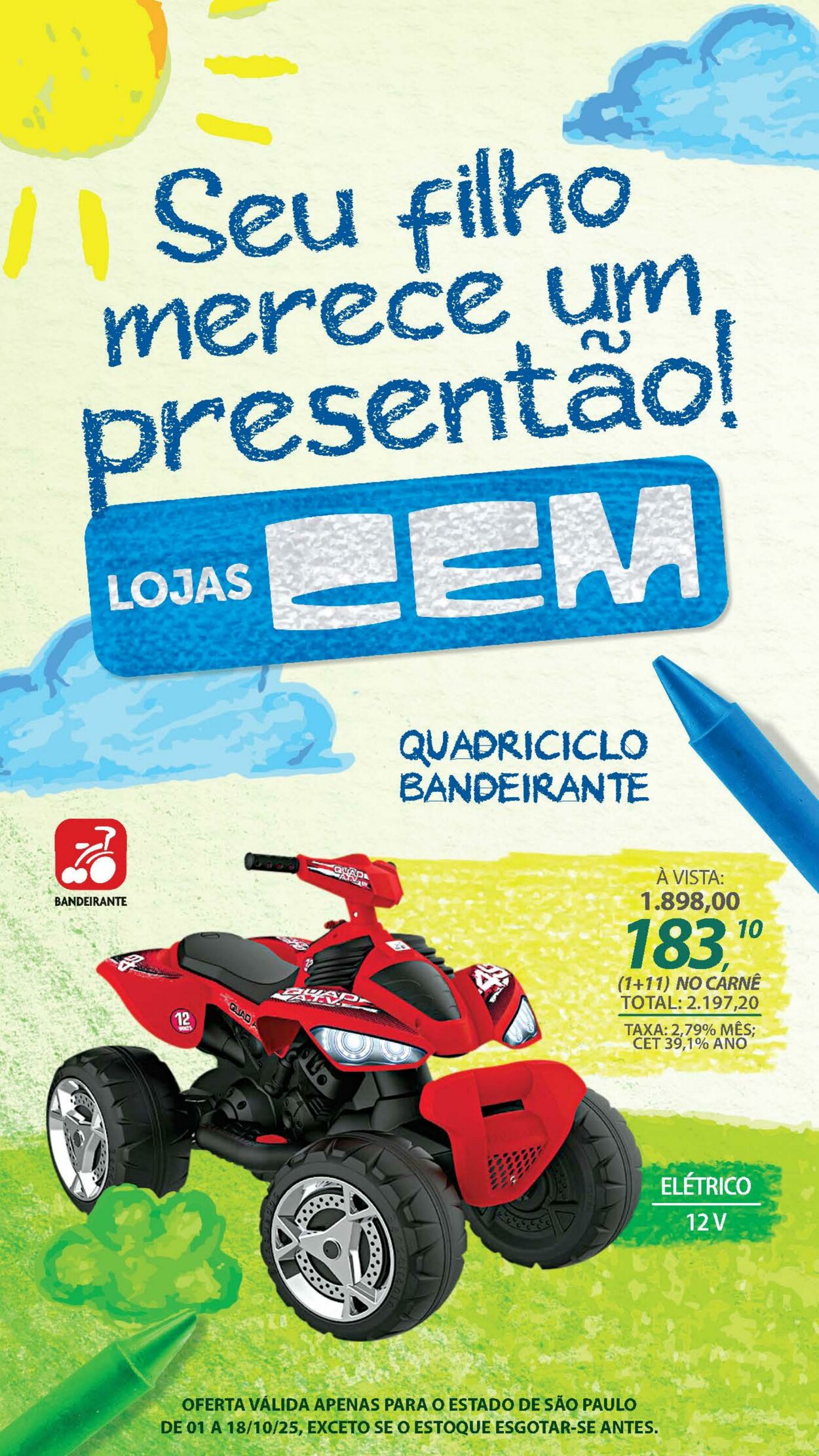 Folheto Lojas Cem 30.09.2025 - 16.10.2025