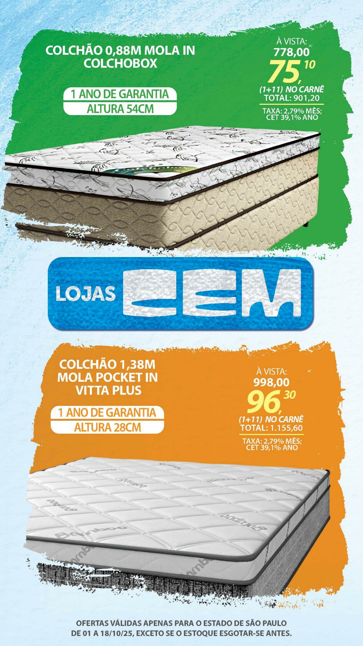 Folheto Lojas Cem 30.09.2025 - 16.10.2025