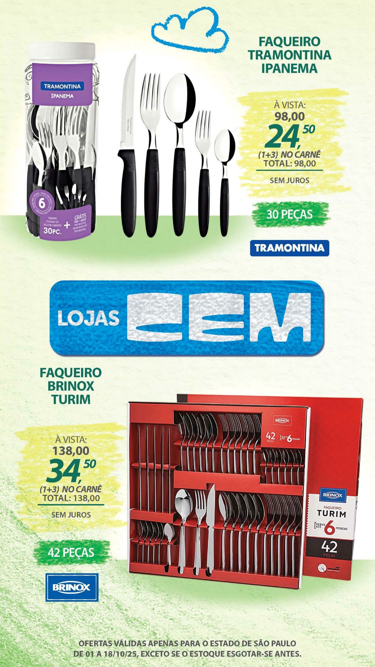 Folheto Lojas Cem 30.09.2025 - 16.10.2025