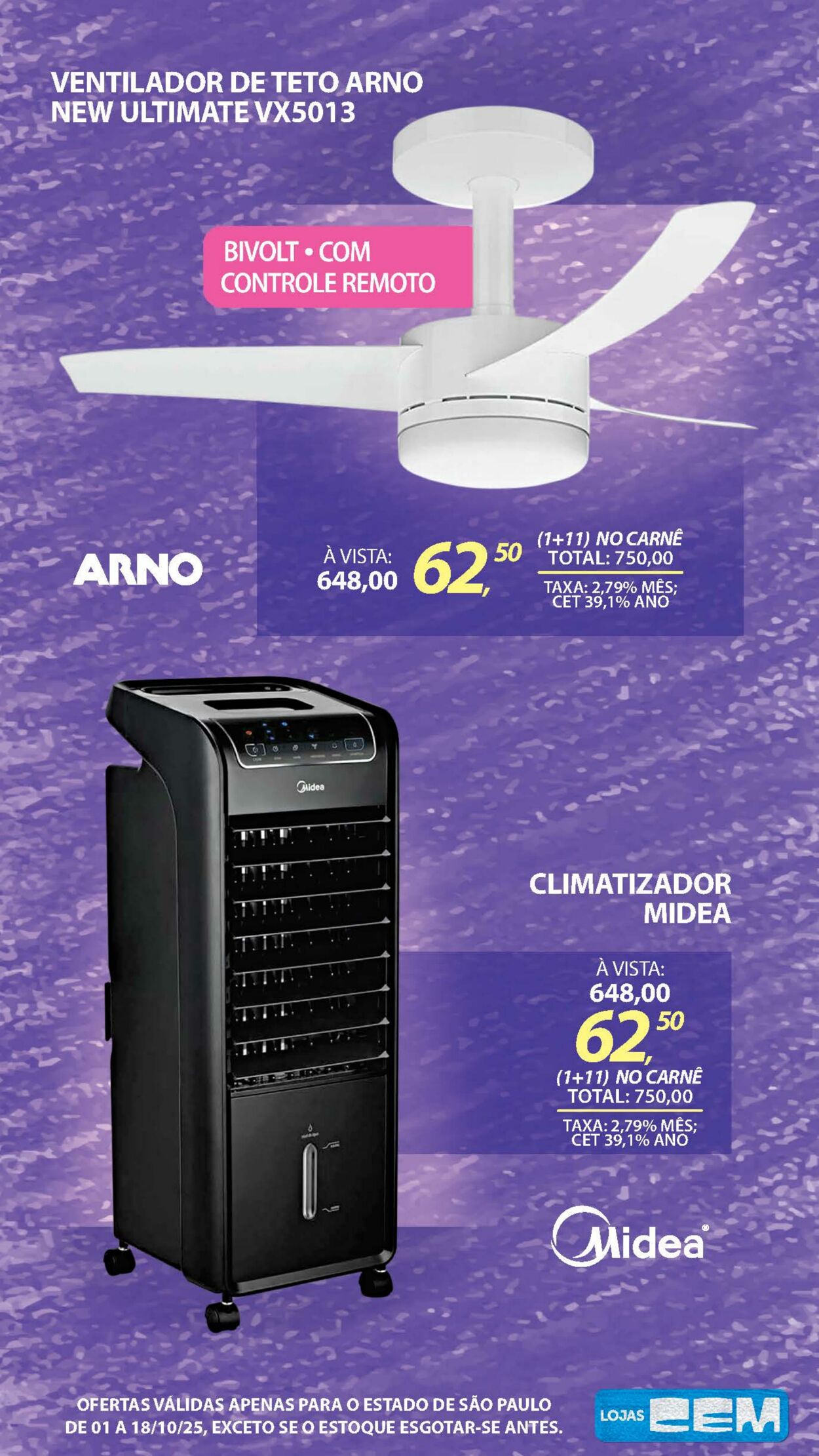 Folheto Lojas Cem 30.09.2025 - 16.10.2025