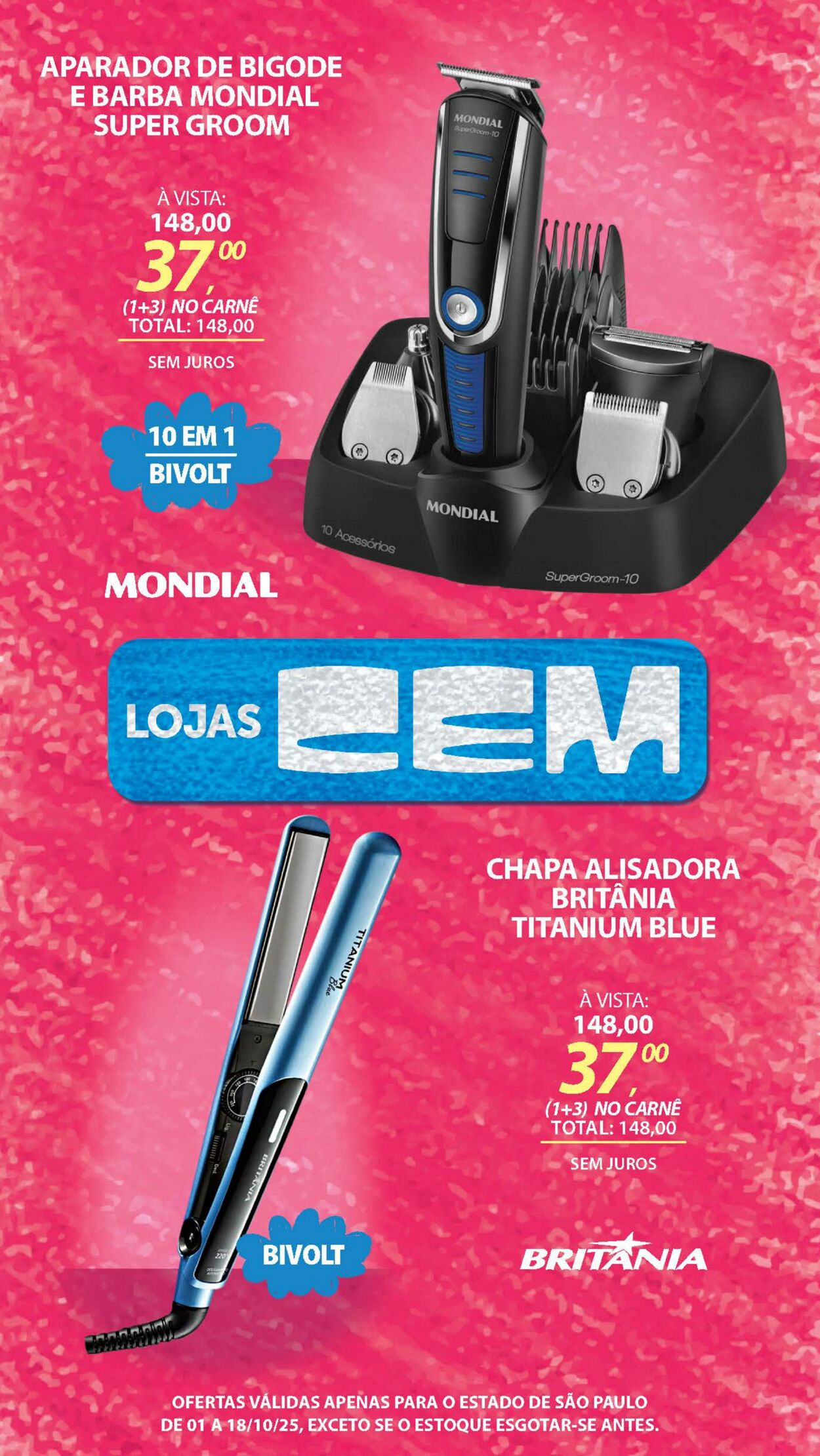 Folheto Lojas Cem 30.09.2025 - 16.10.2025