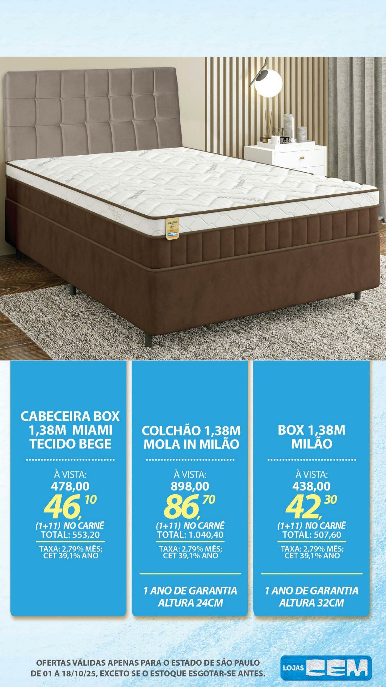 Folheto Lojas Cem 30.09.2025 - 16.10.2025