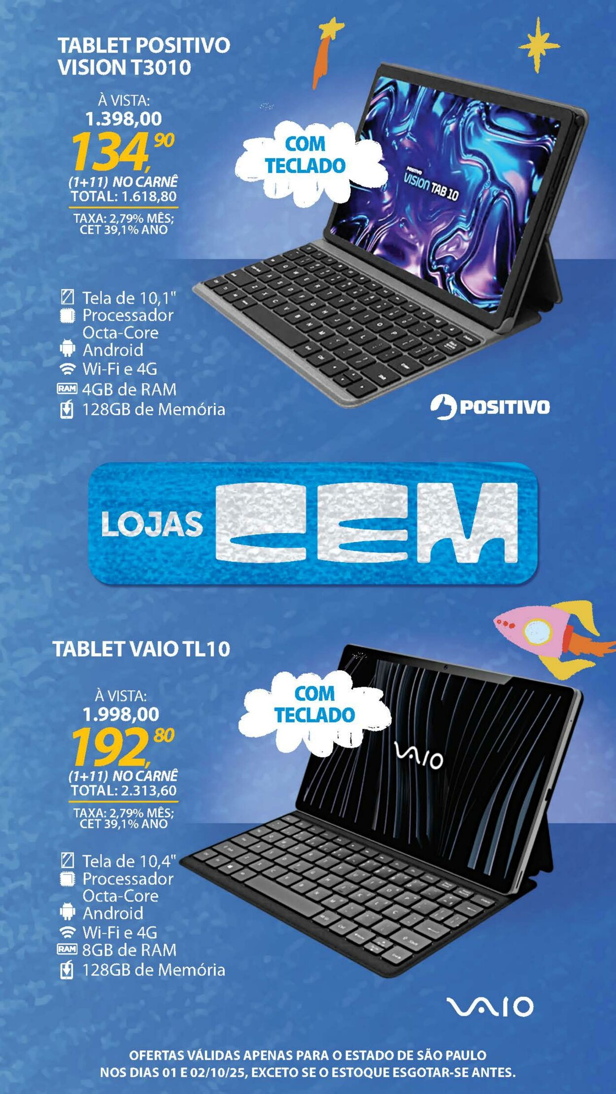 Folheto Lojas Cem 30.09.2025 - 16.10.2025